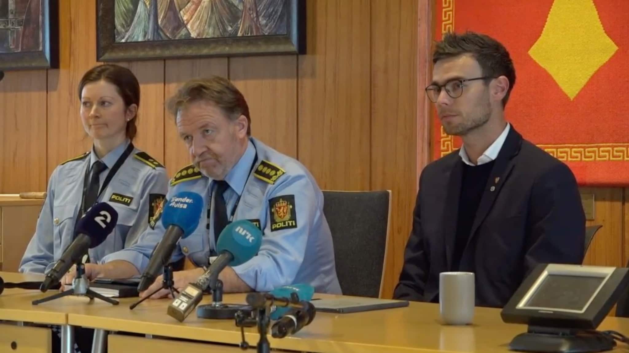 Pressekonferanse: Helikopterulykken i Verdal