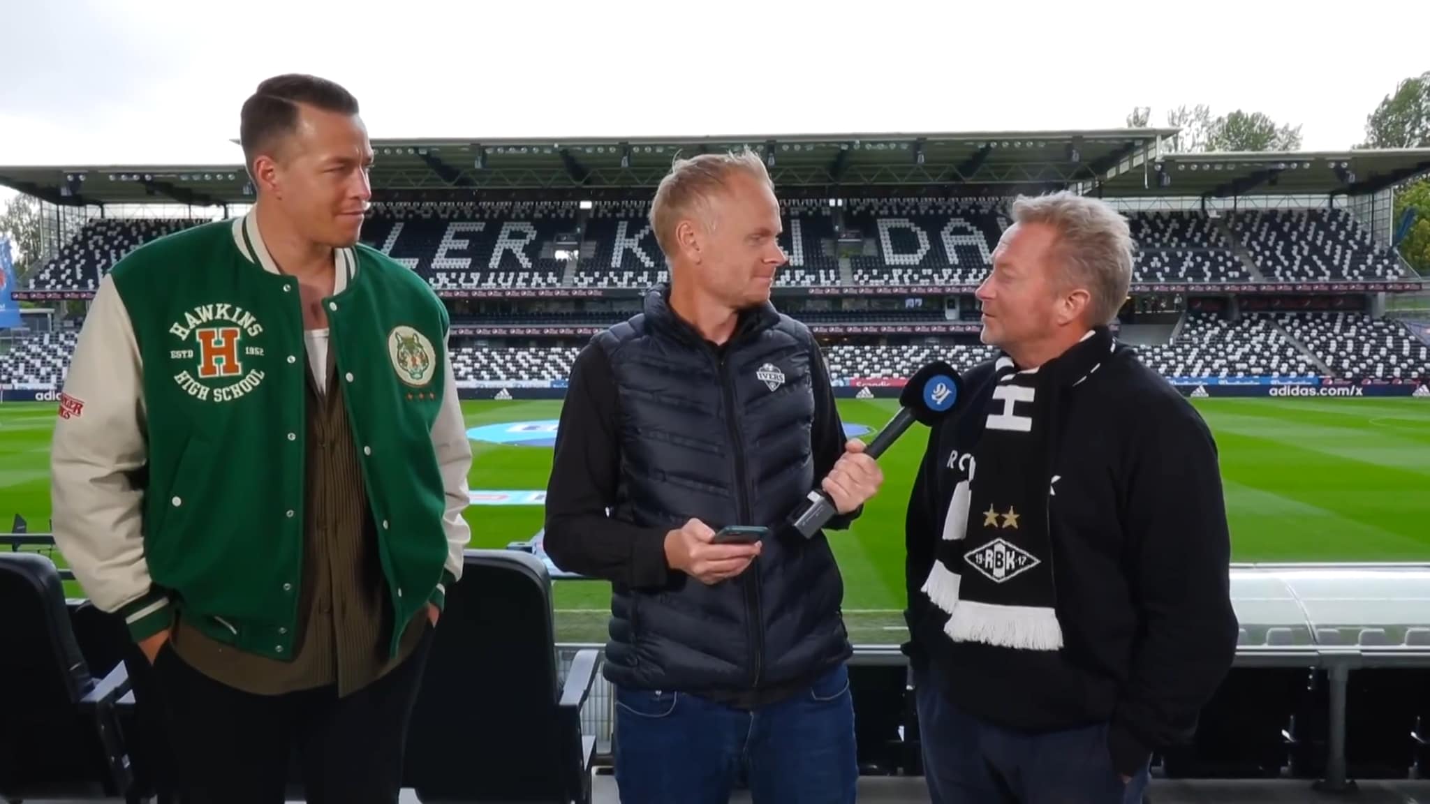Ivers før kampen mellom Rosenborg og Lillestrøm