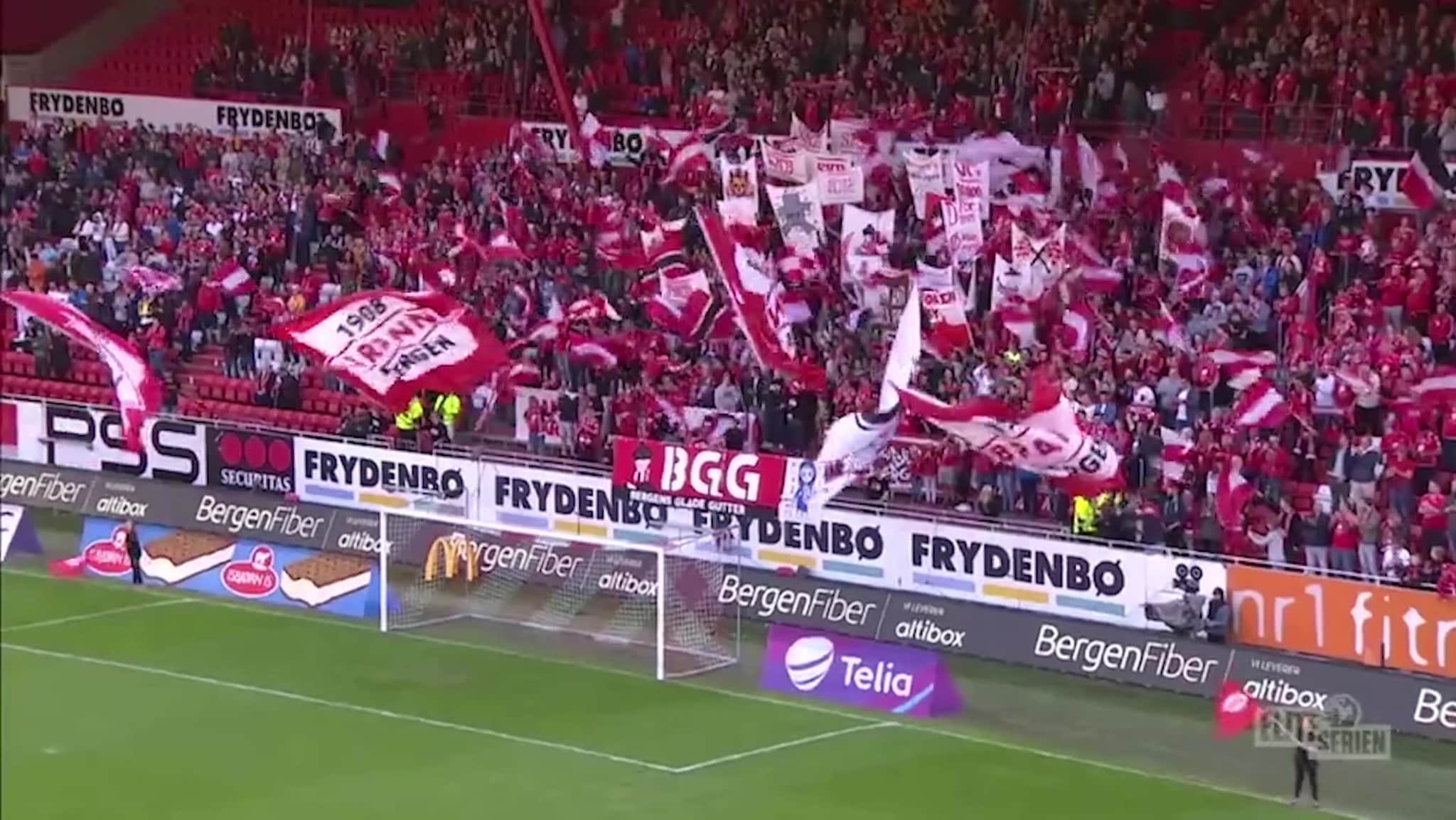 Høydepunkter Brann - Vålerenga 1-1
