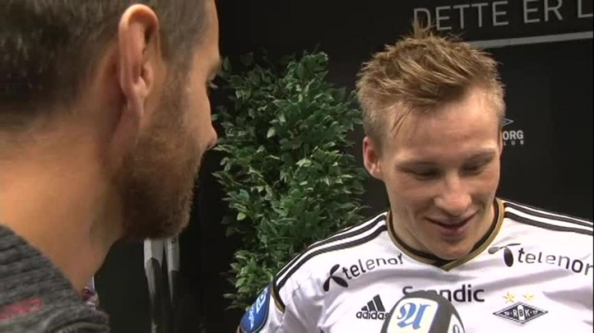 Etter kampen: Jonas Svensson