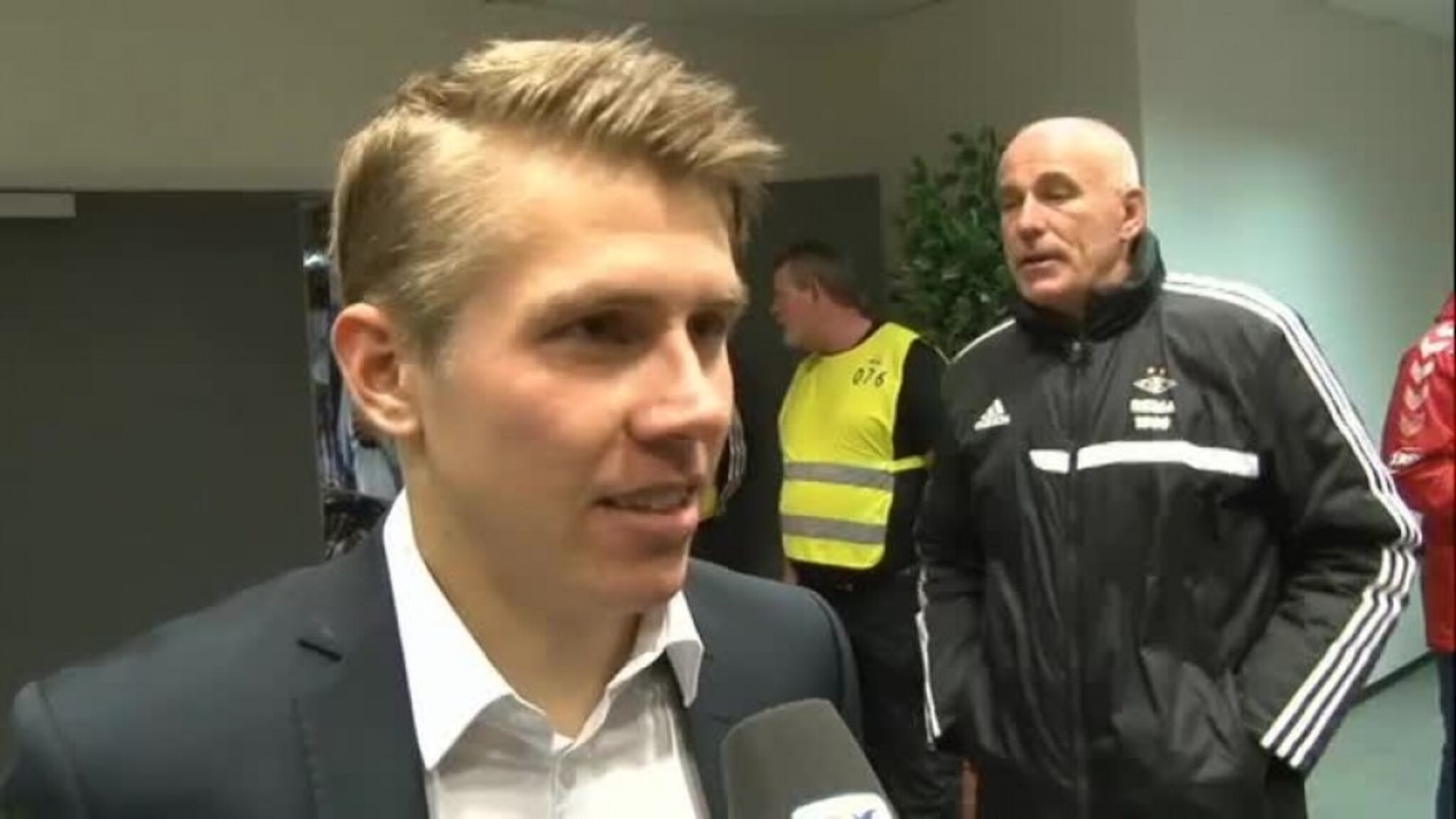 Etter kampen: Riku Riski