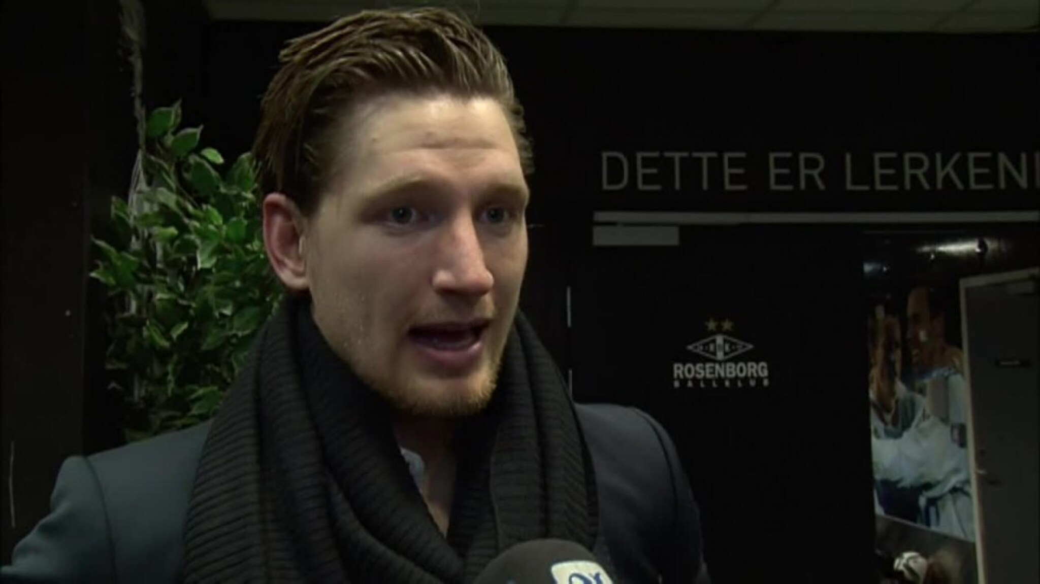 Etter kampen: Stefan Strandberg
