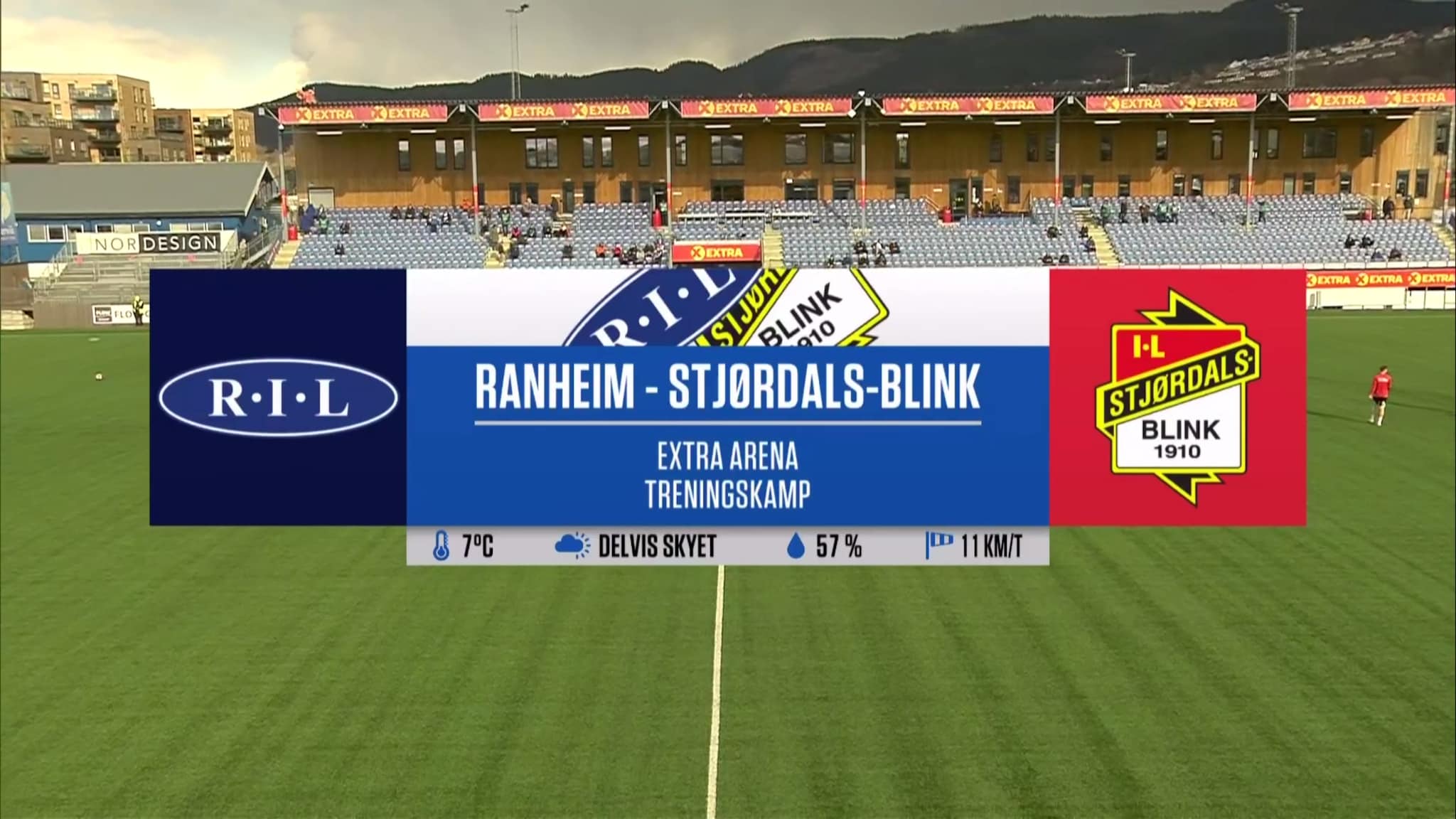 Opptak: Treningskamp mellom Ranheim og Stjørdals - Blink
