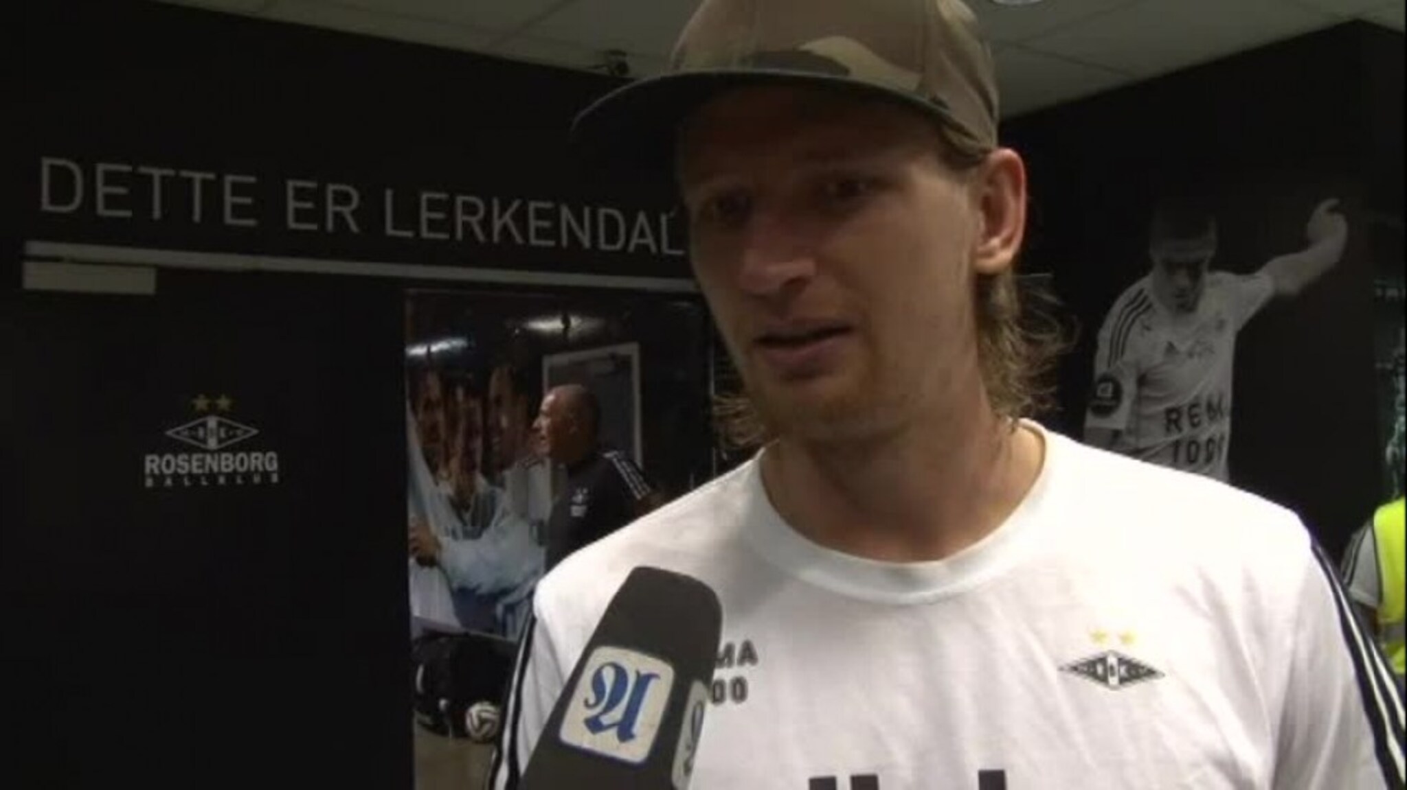 Etter kampen: Stefan Strandberg