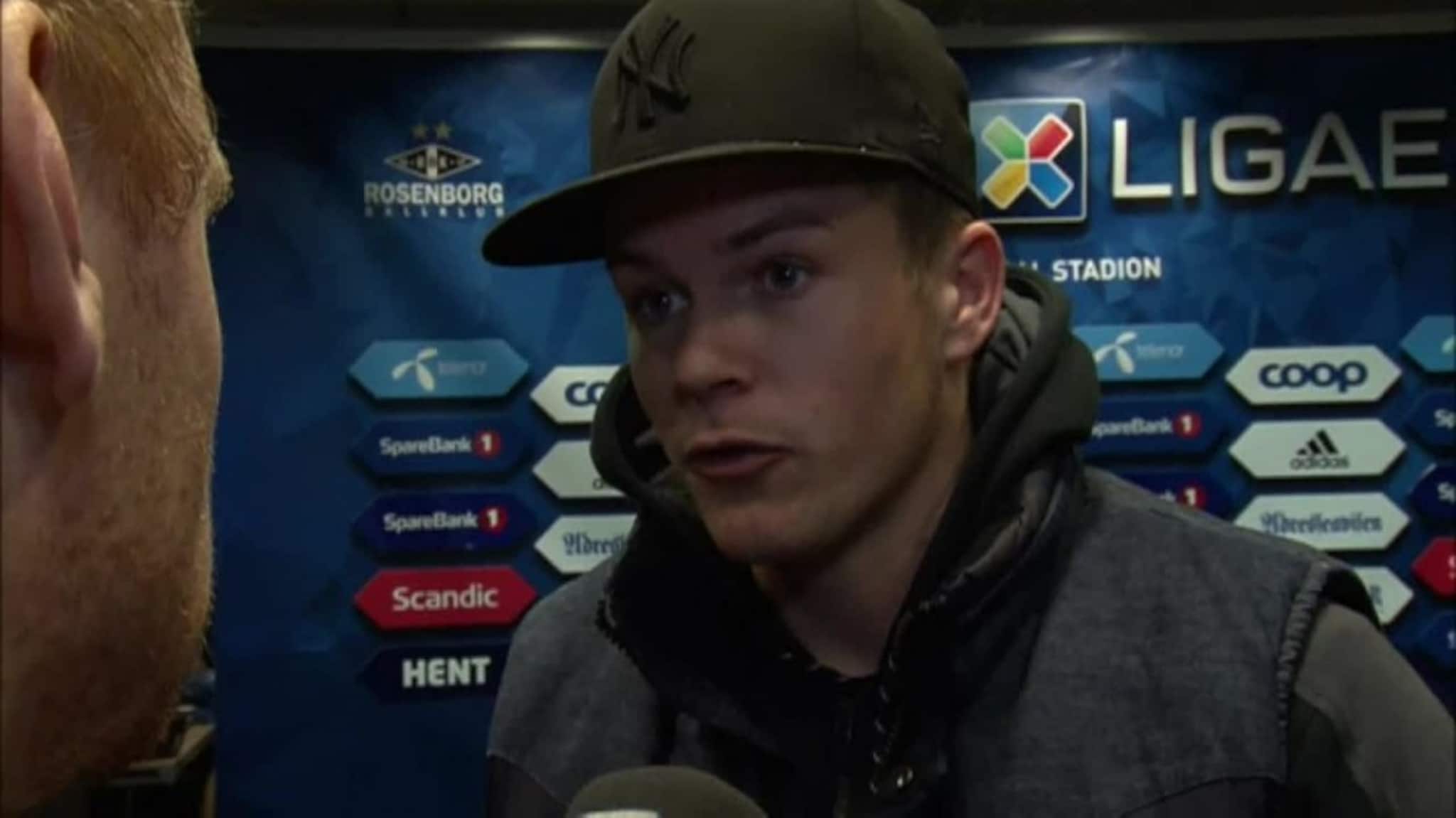 Etter kampen: Pål André Helland
