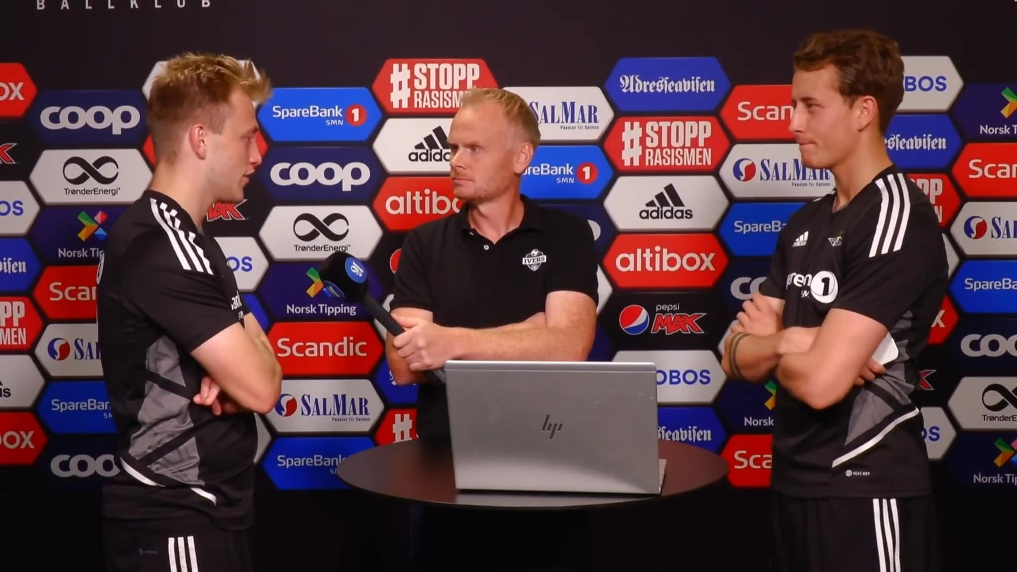 Ivers etter  kampen mellom Rosenborg og Viking