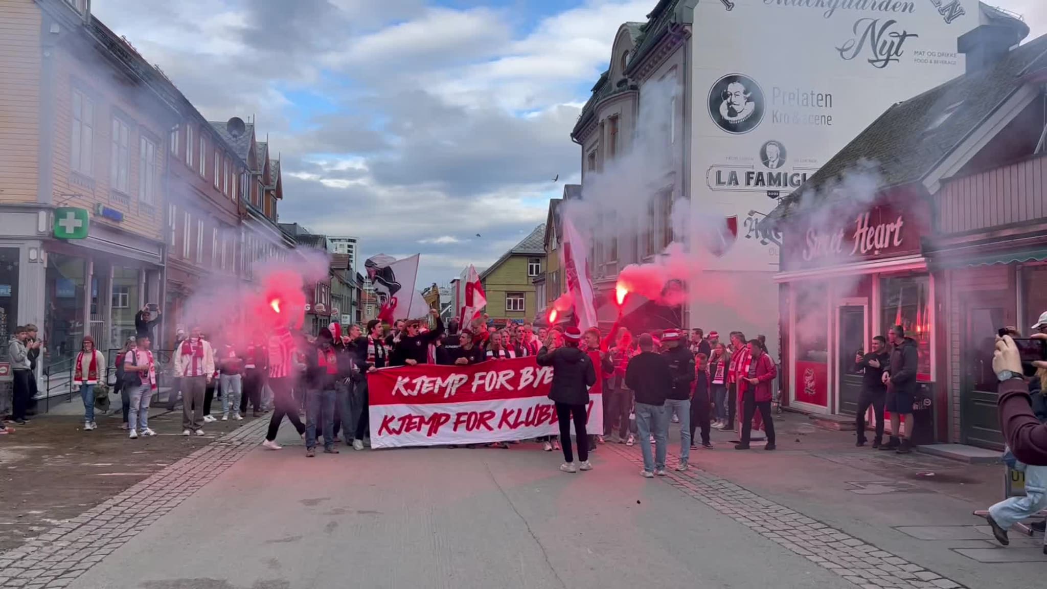 Tromsø-fansen i full fyr før RBK-kamp