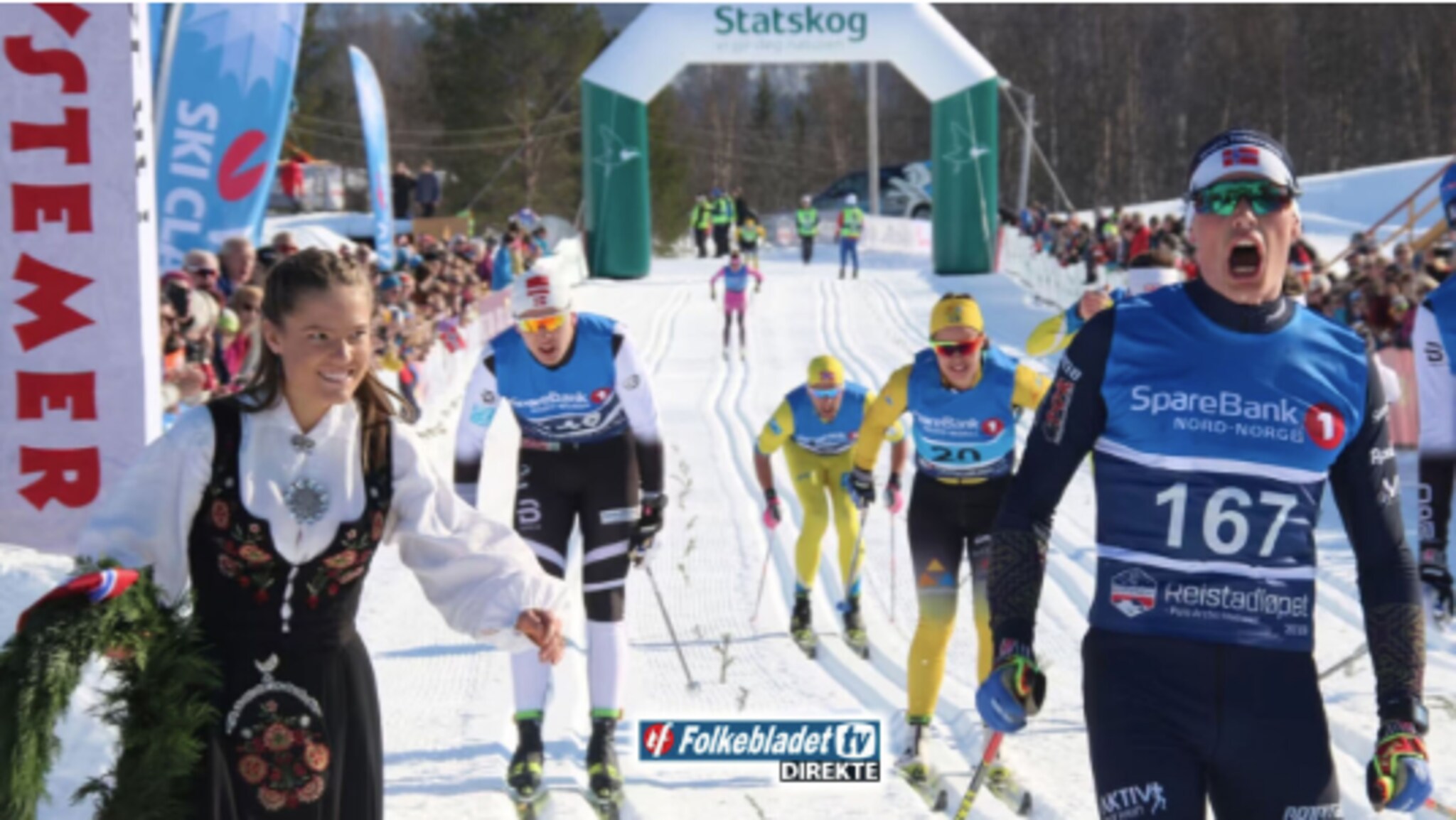 Se stemninga fra målområdet under Reistadløpet
