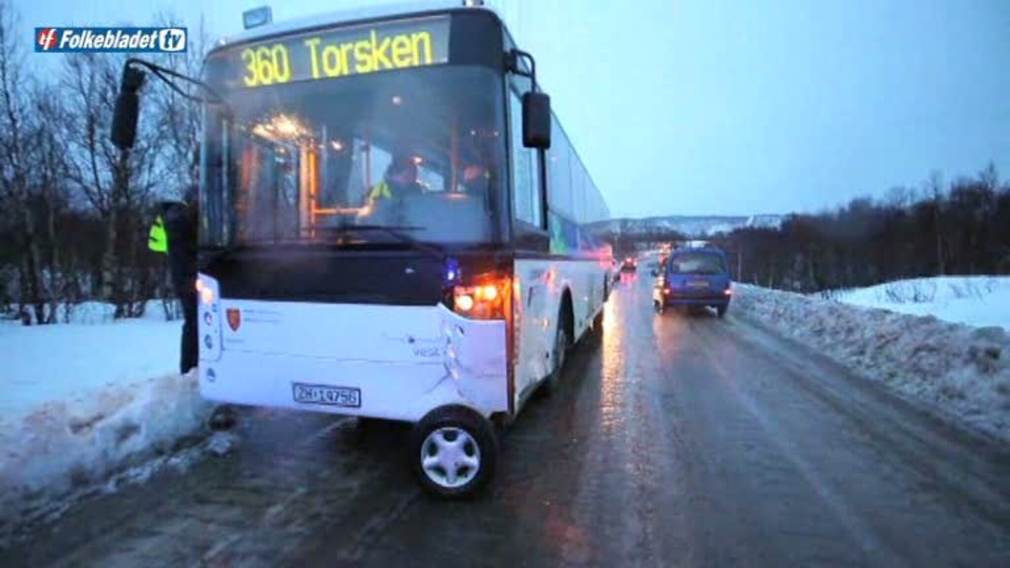 Bil mot buss