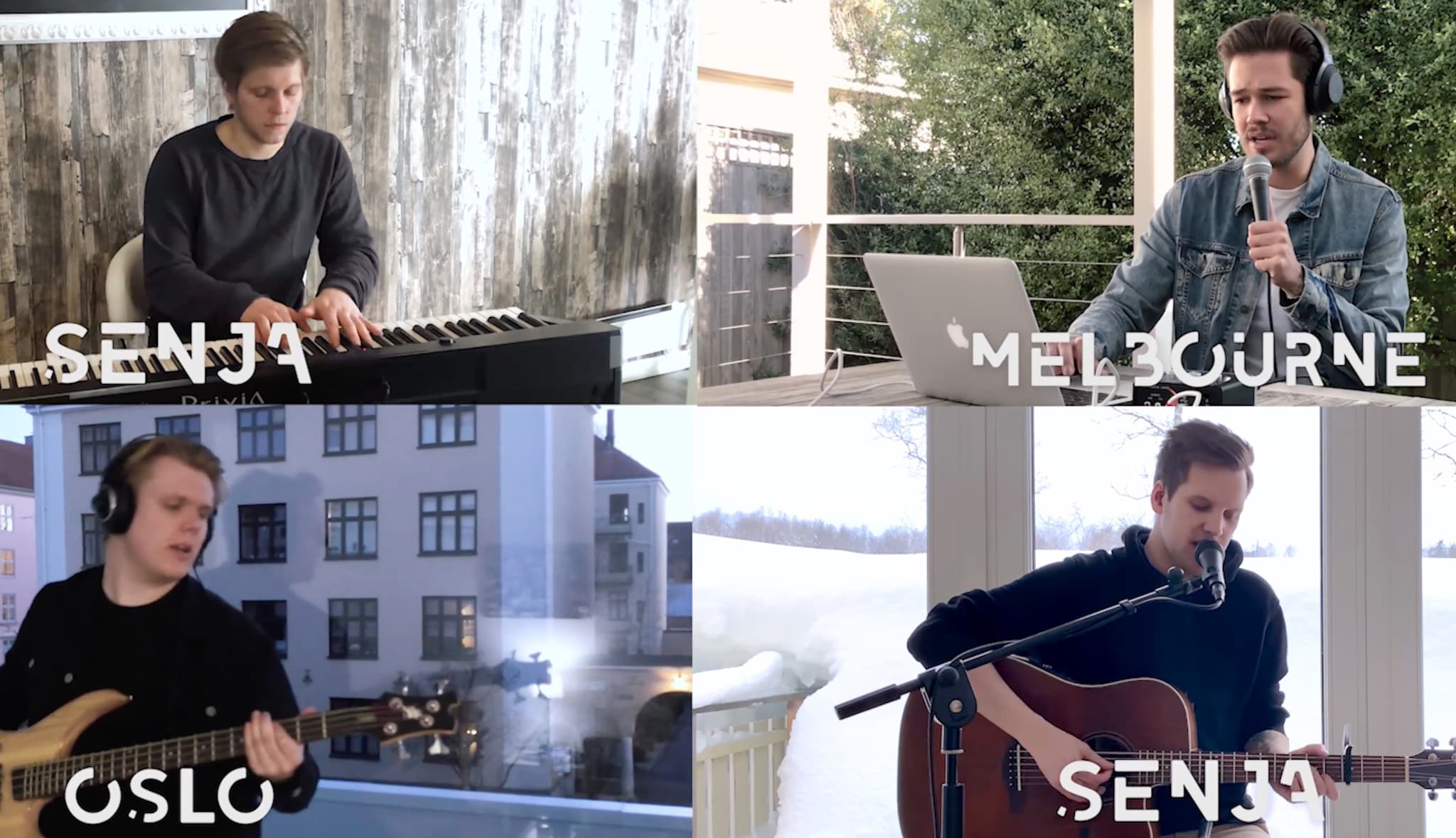 Lokalt band produserer musikk fra to kontinenter