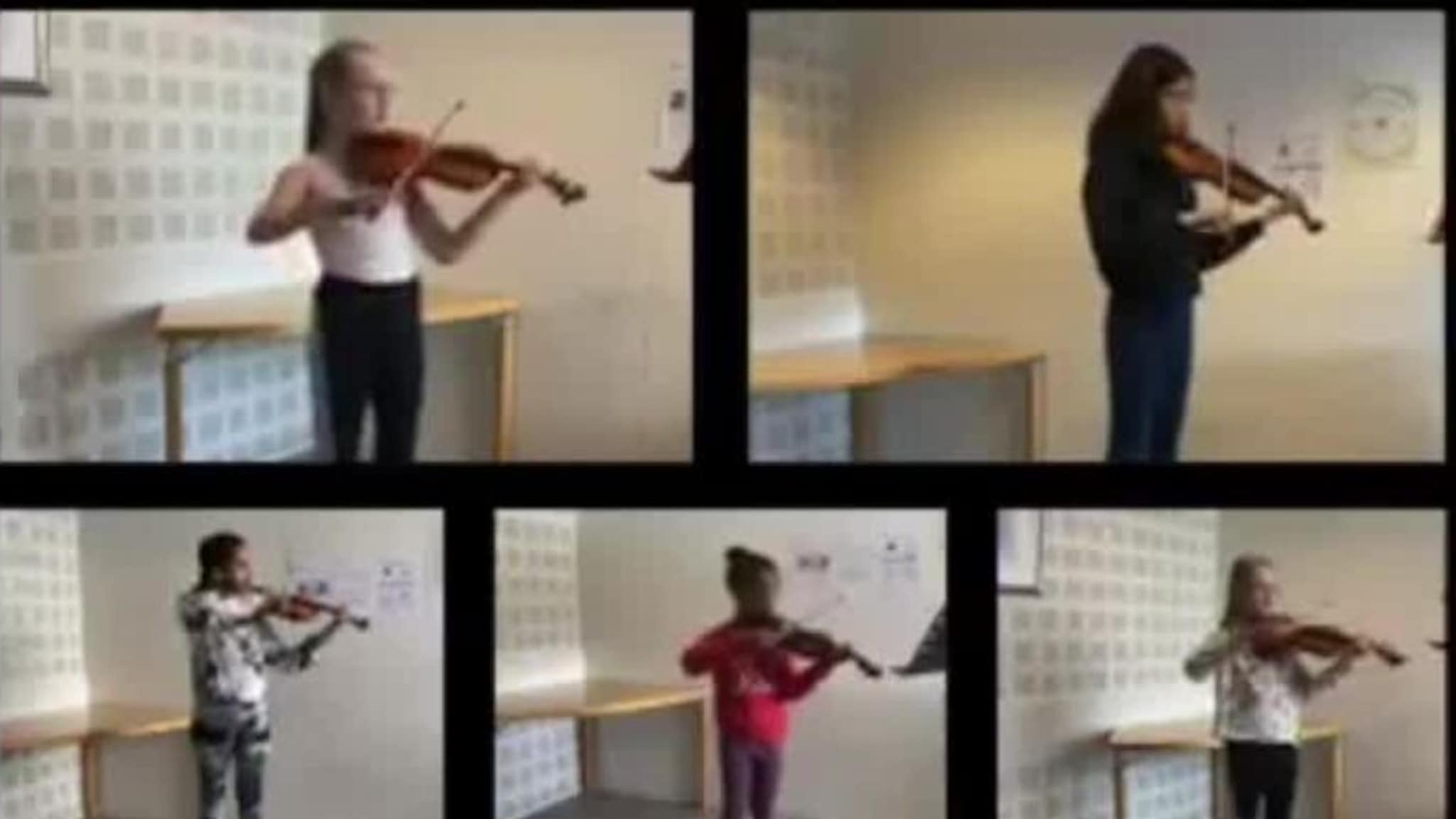 Senja Kulturskolens fiolinelever