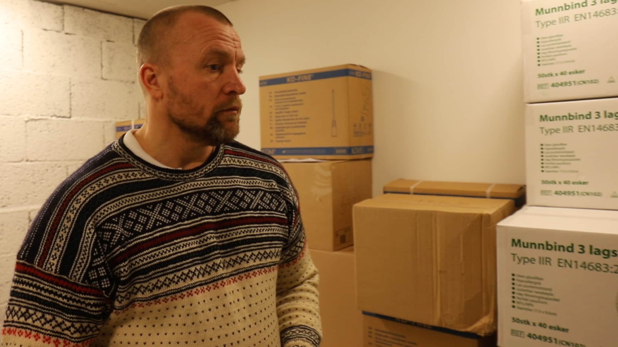 Utstyret på plass — snart kommer vaksinen
