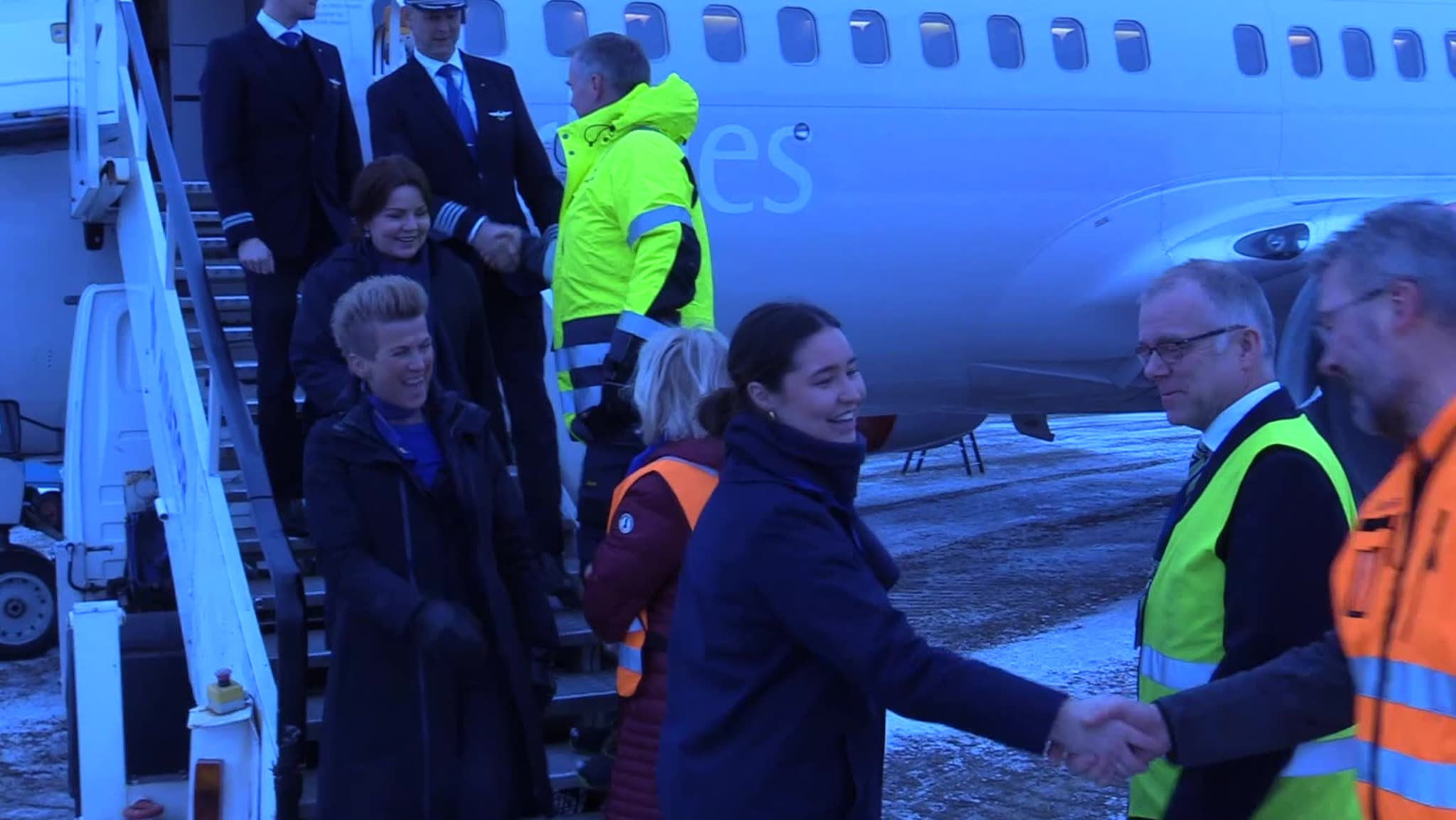 Her lander SAS på Bardufoss for første gang på 12 år — og det med en helt lokal trio i flybesetningen