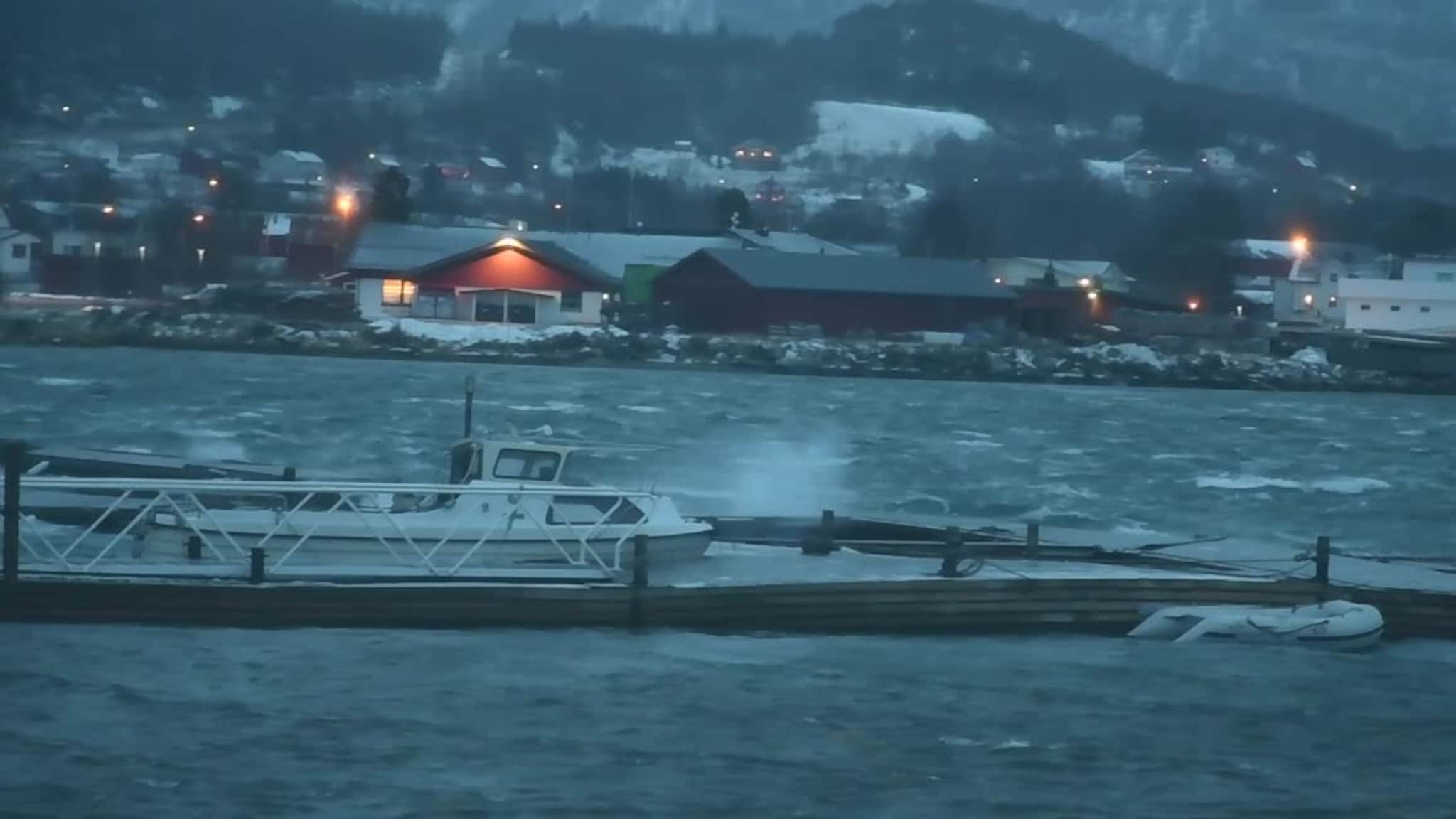 Slik herjet uværet over Midt-Troms torsdag