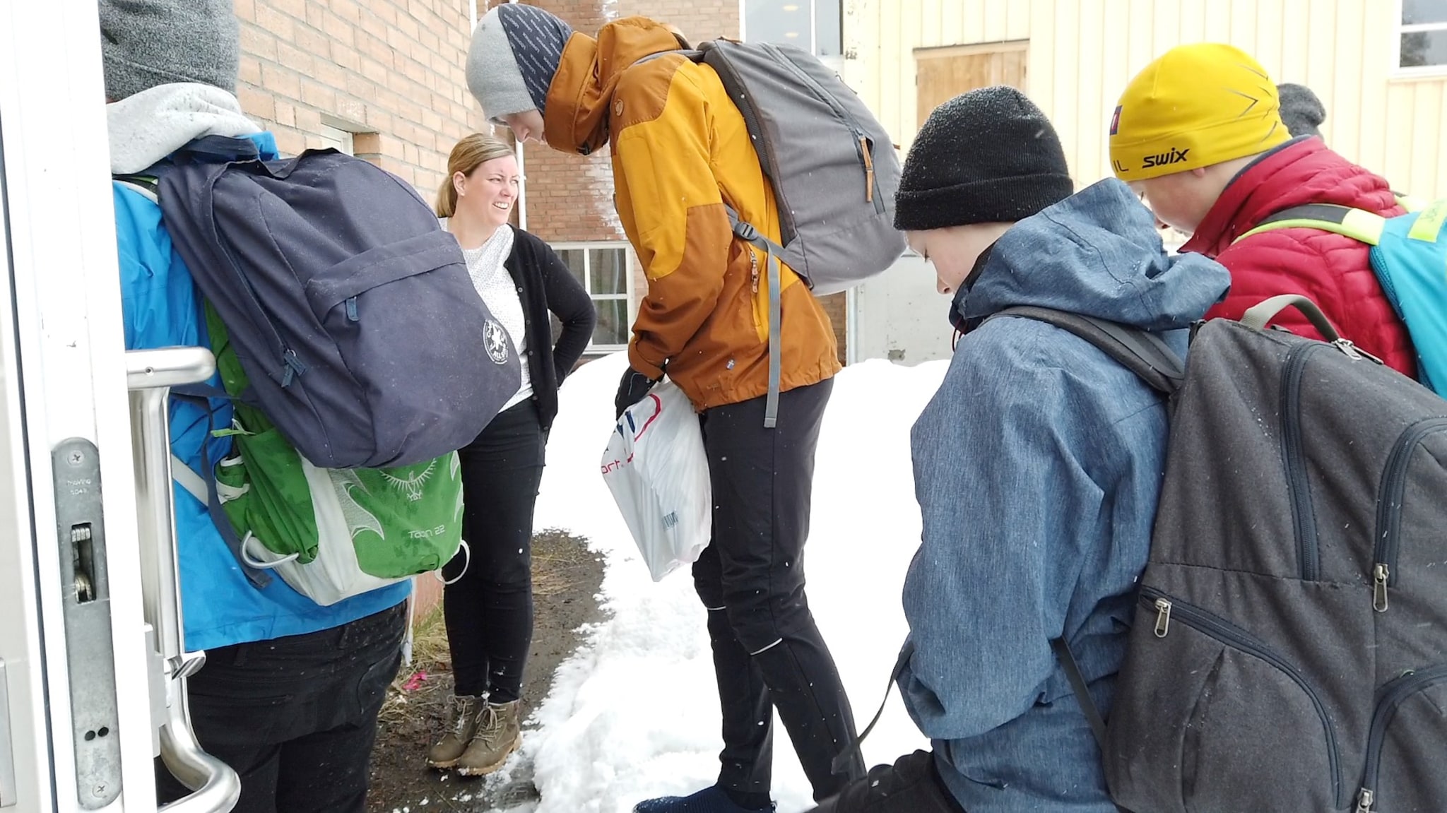 – Det var rart å komme tilbake på skolen