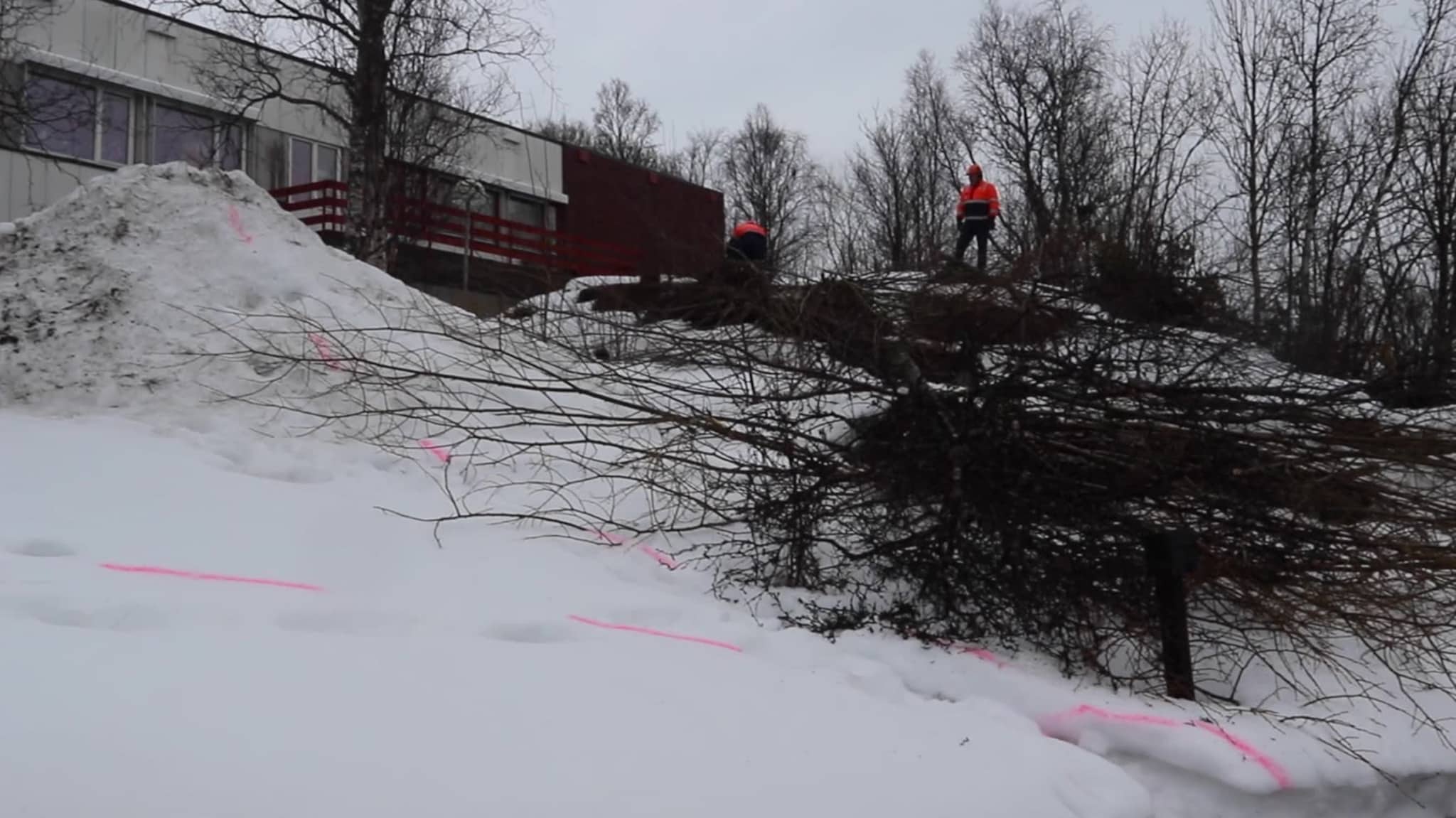 Endelig igang med utbyggninga