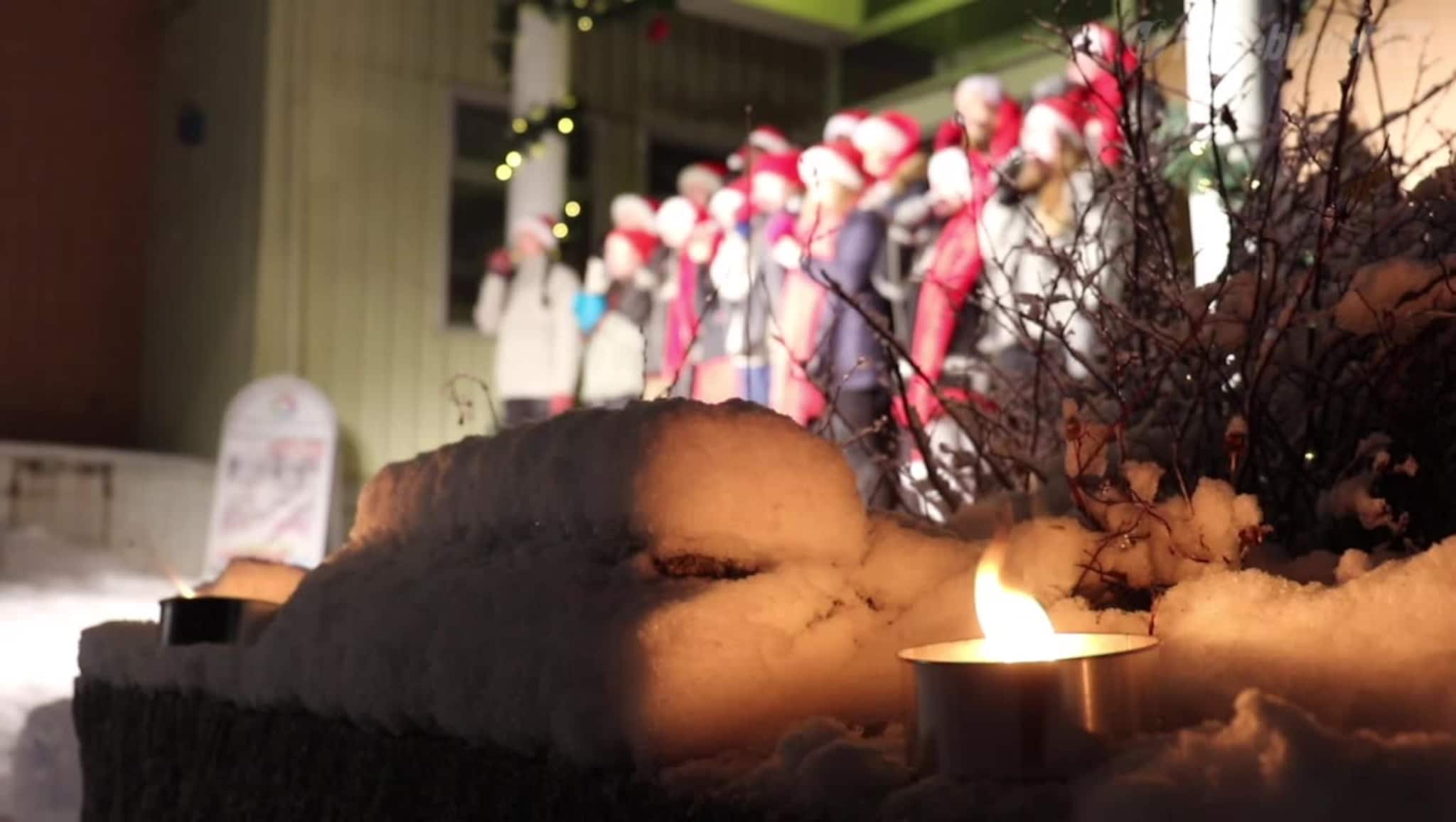 Stort oppmøte på Finnsnes julegrantenning