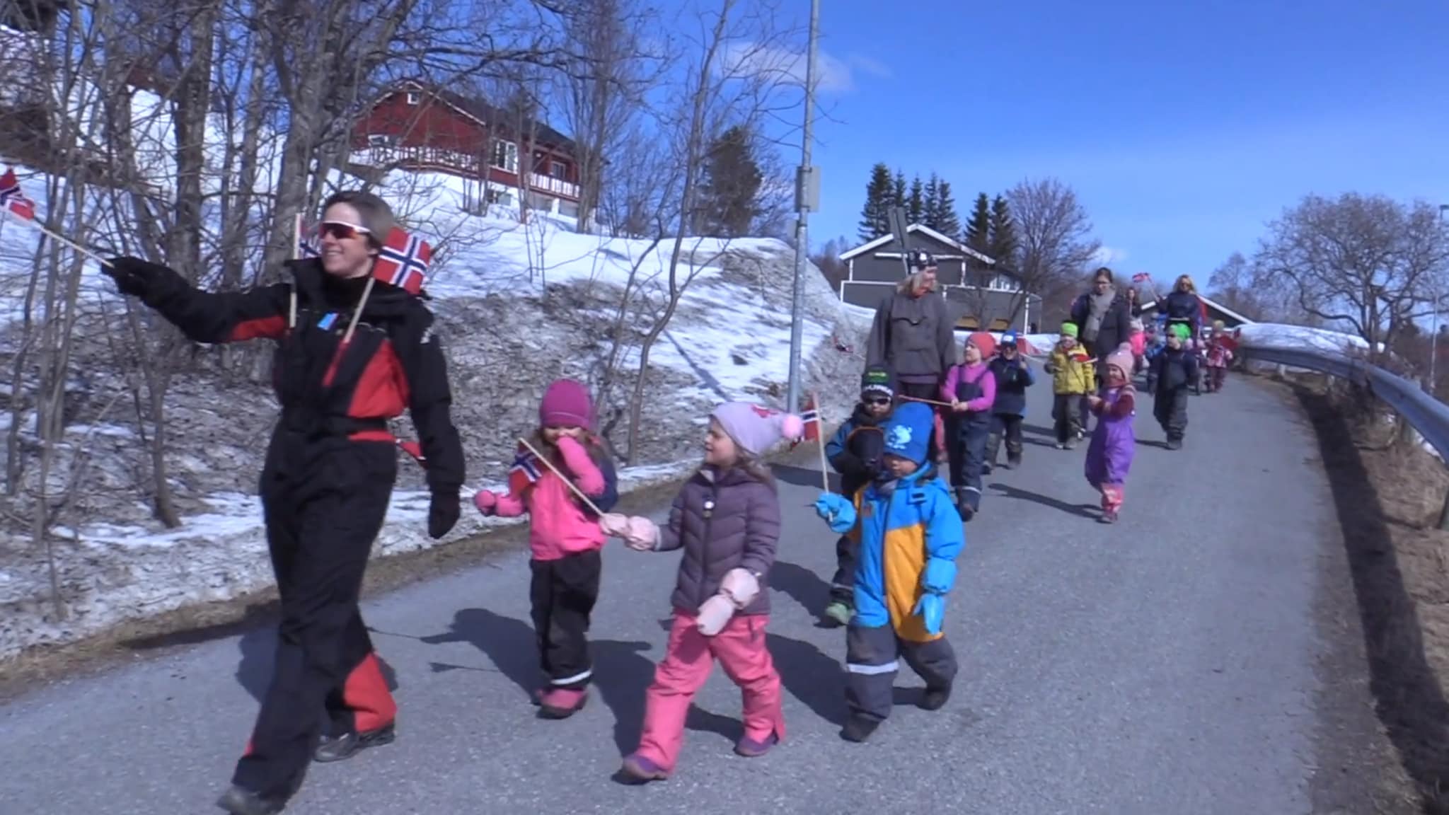 Slik laget de sin egen feiring av 17. mai