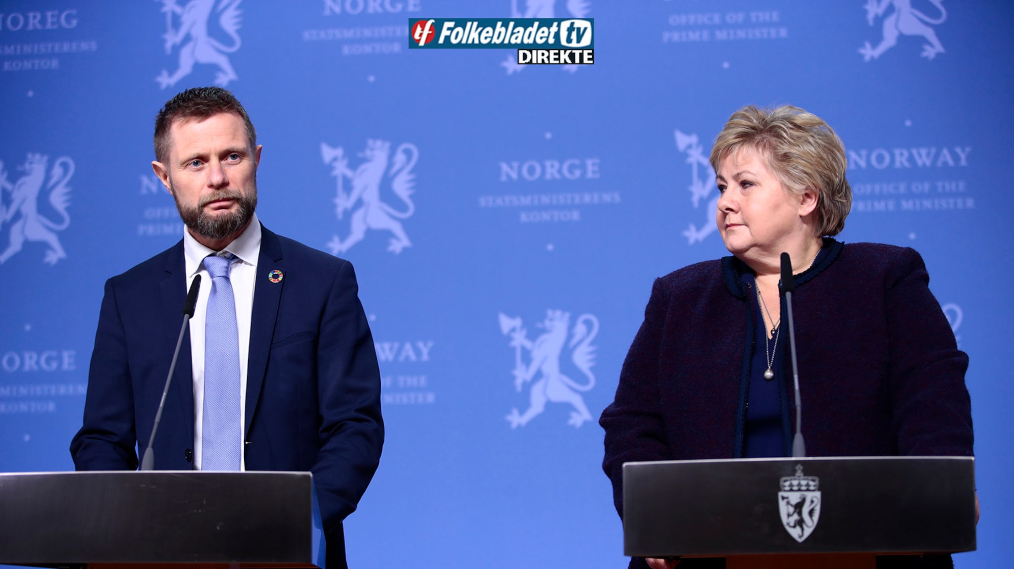 Opptak: Siste nytt om koronasituasjonen
