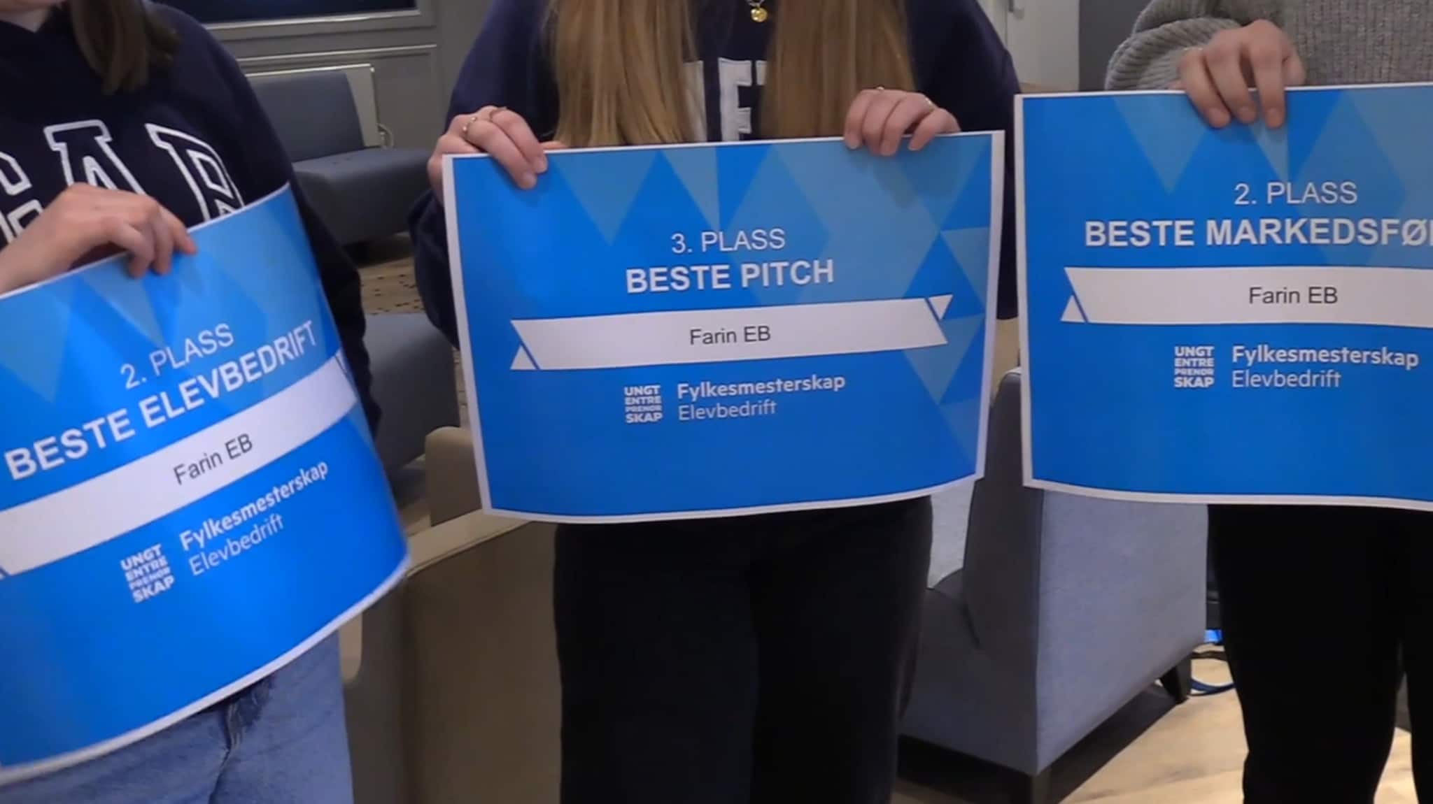 Samlet til fylkesmesterskap for elevbedrifter