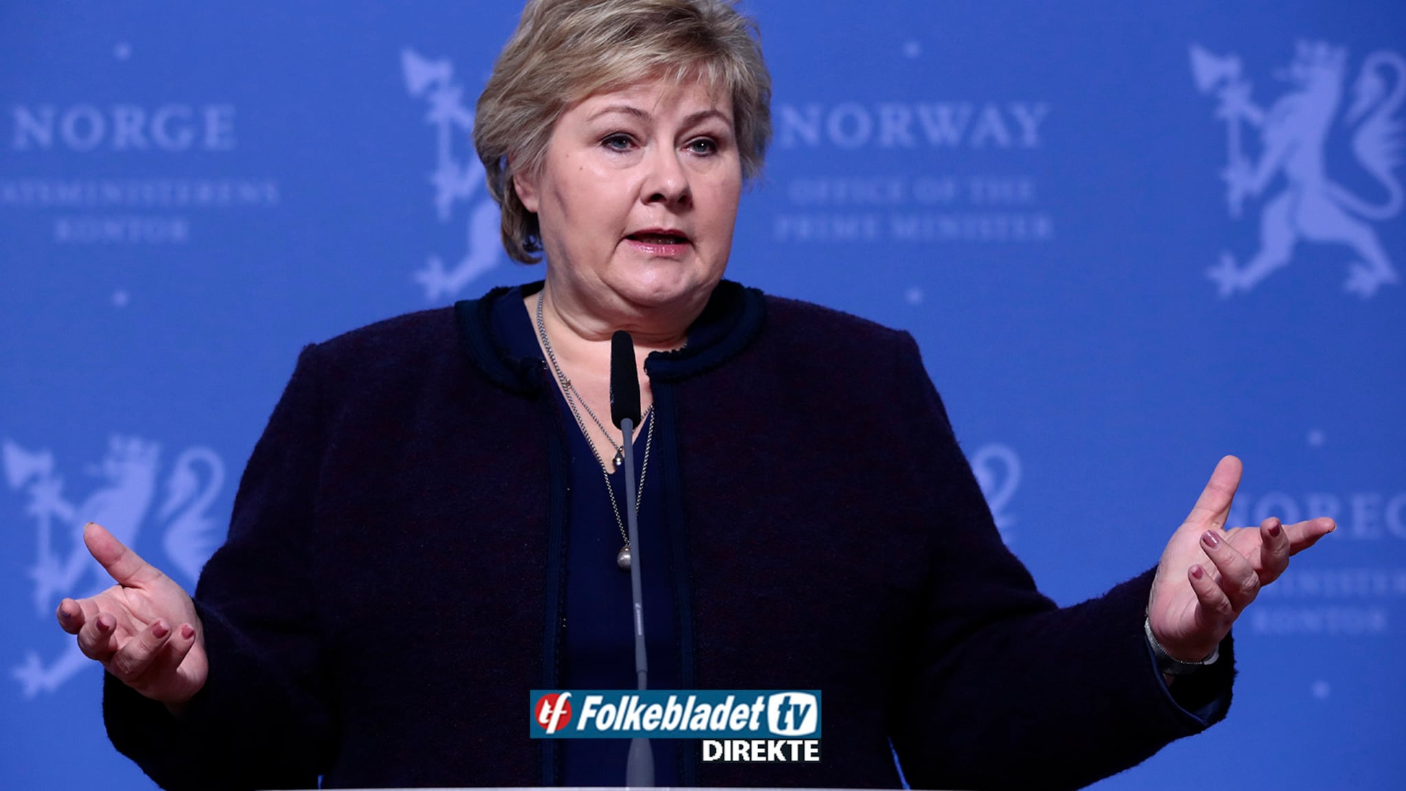 Opptak: Erna oppsummerer første halvår
