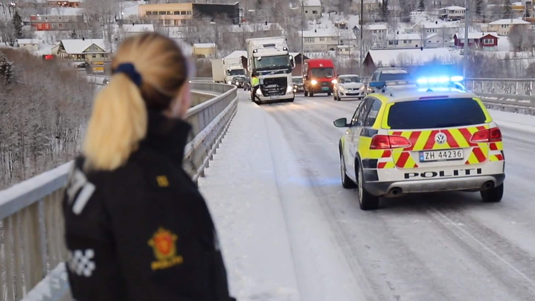 Vogntog skapte trøbbel i trafikken