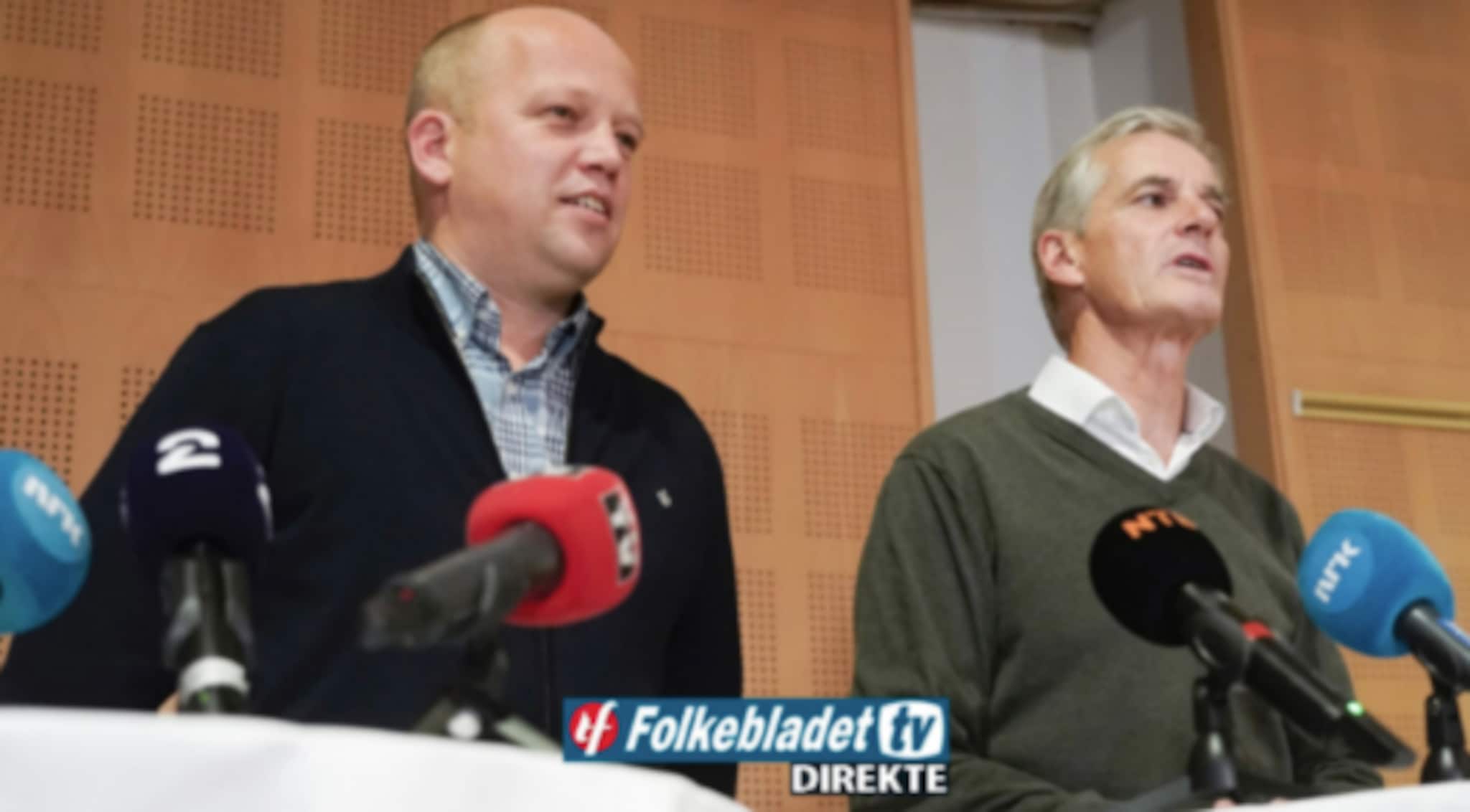 Direkte: Finansministeren holder pressekonferanse
