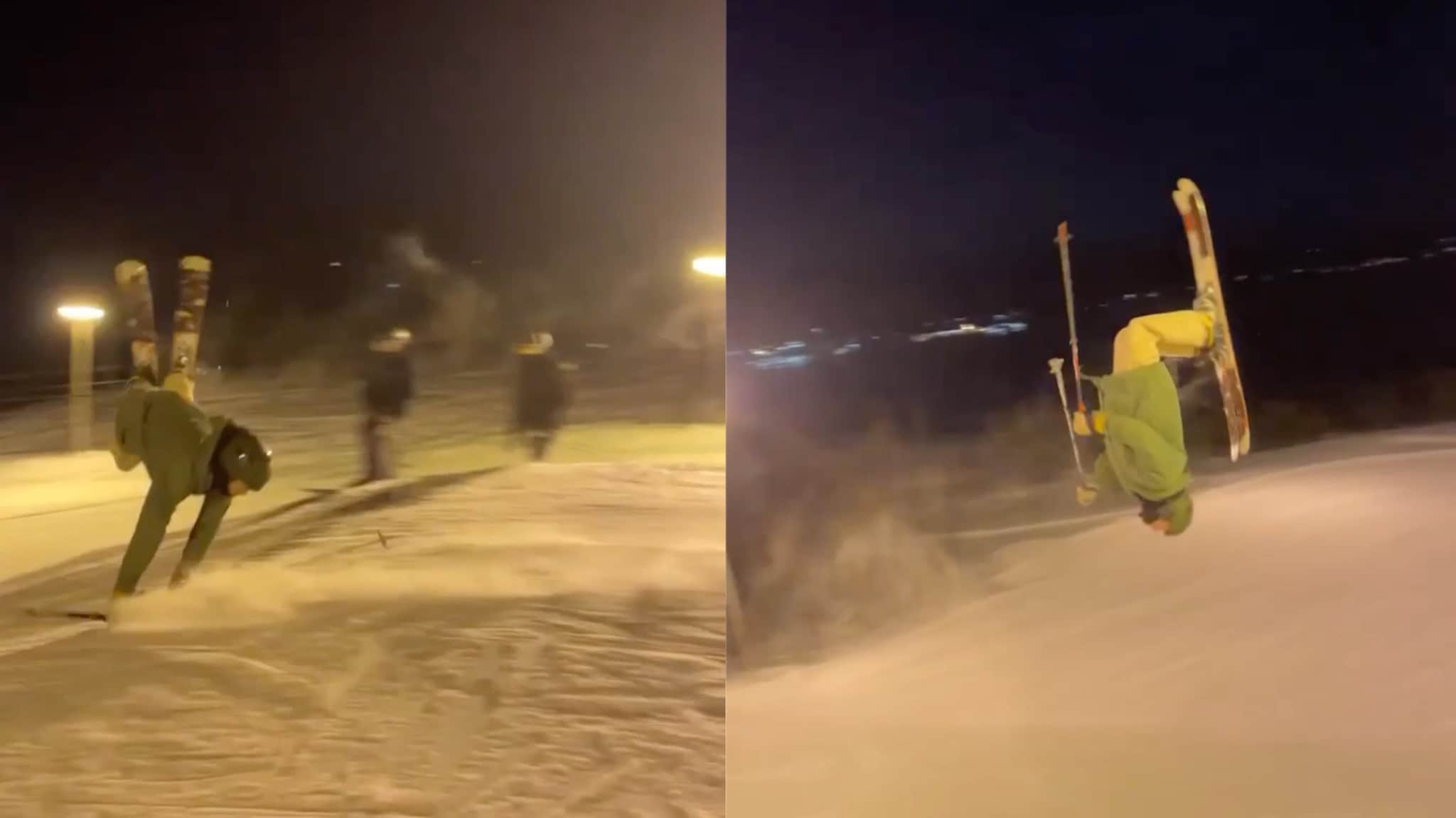 Skikunster i skibakken