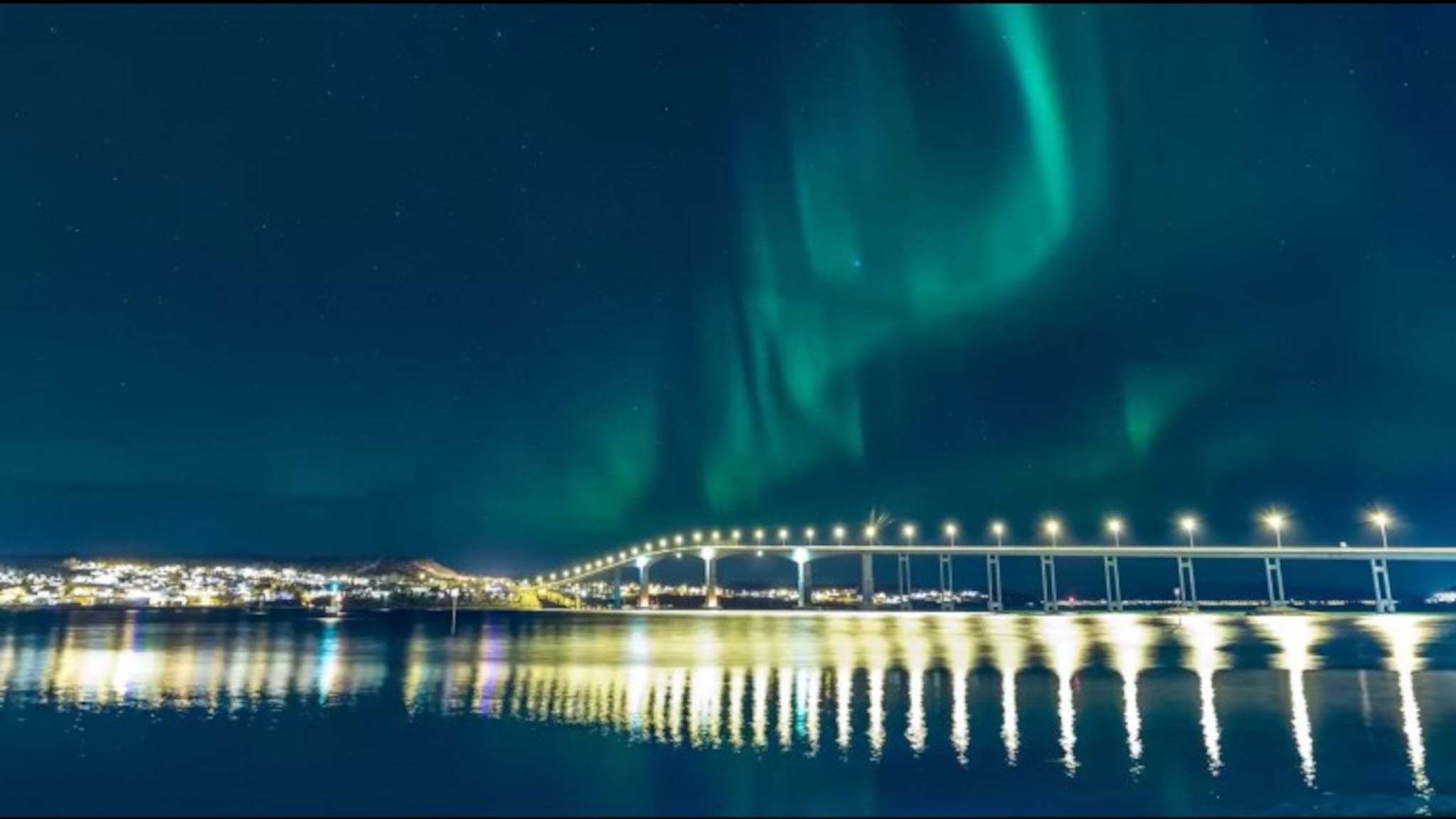 Spektakulære bilder av nordlys
