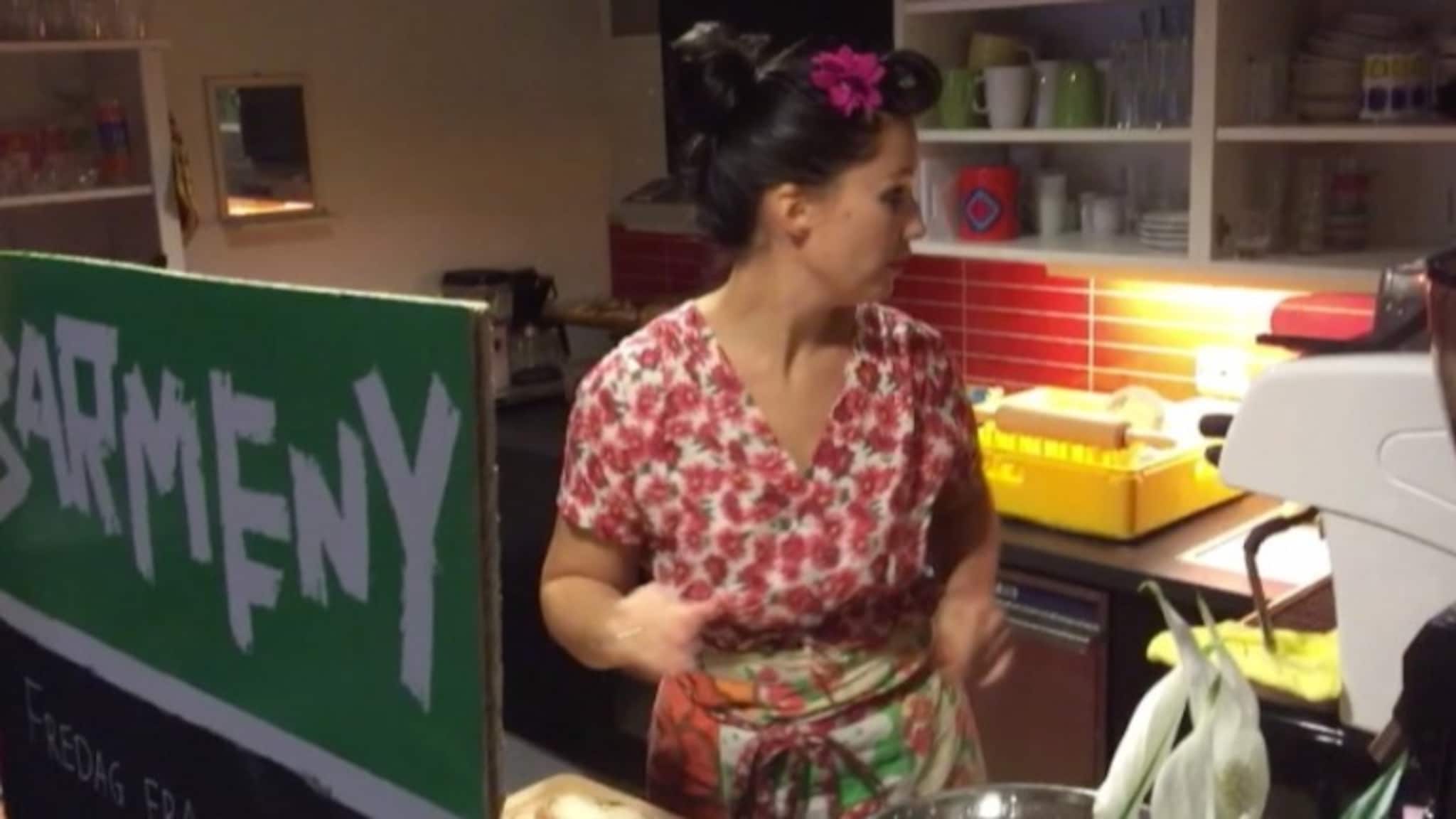 Retrokafé åpnet dørene