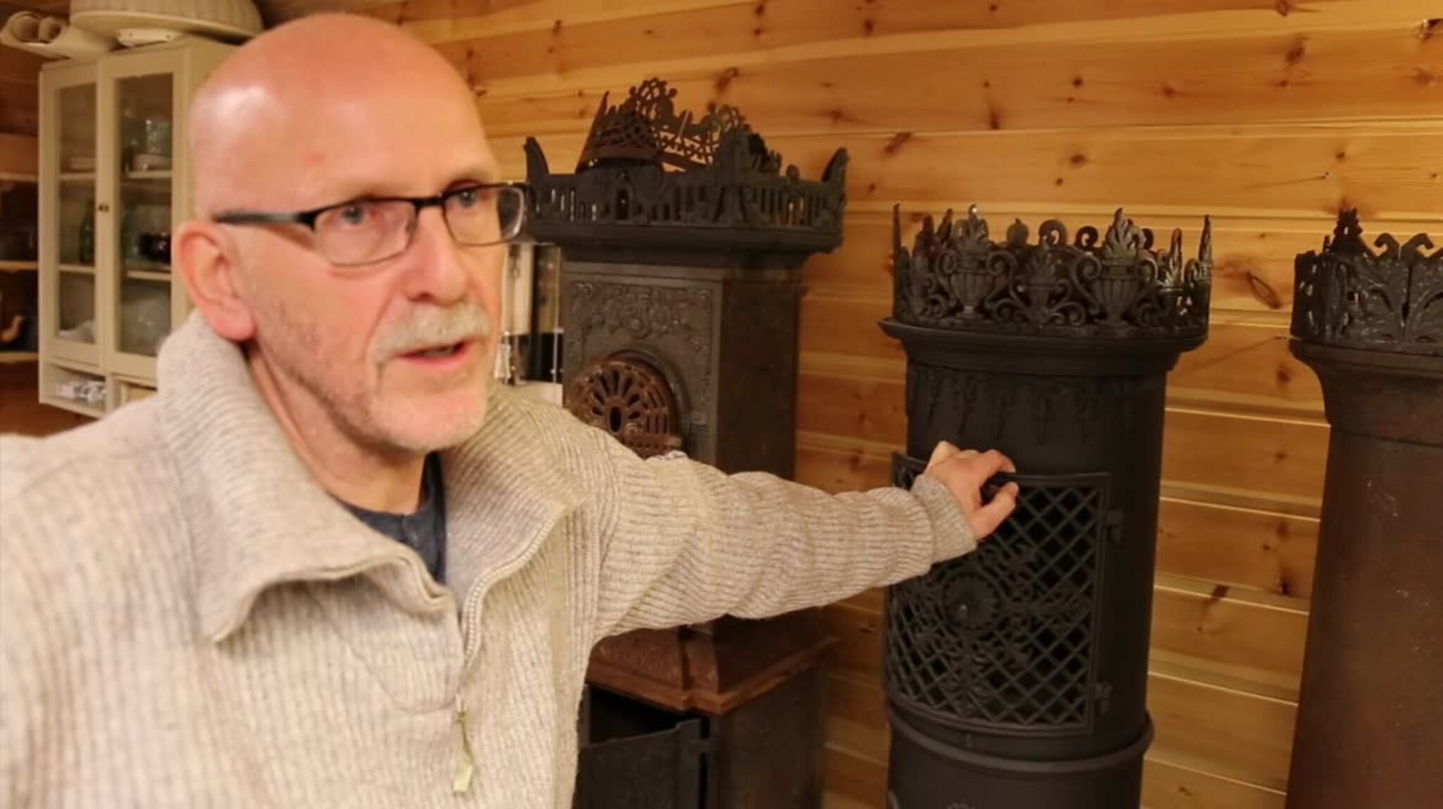 Stein-gal etter gamle ovner