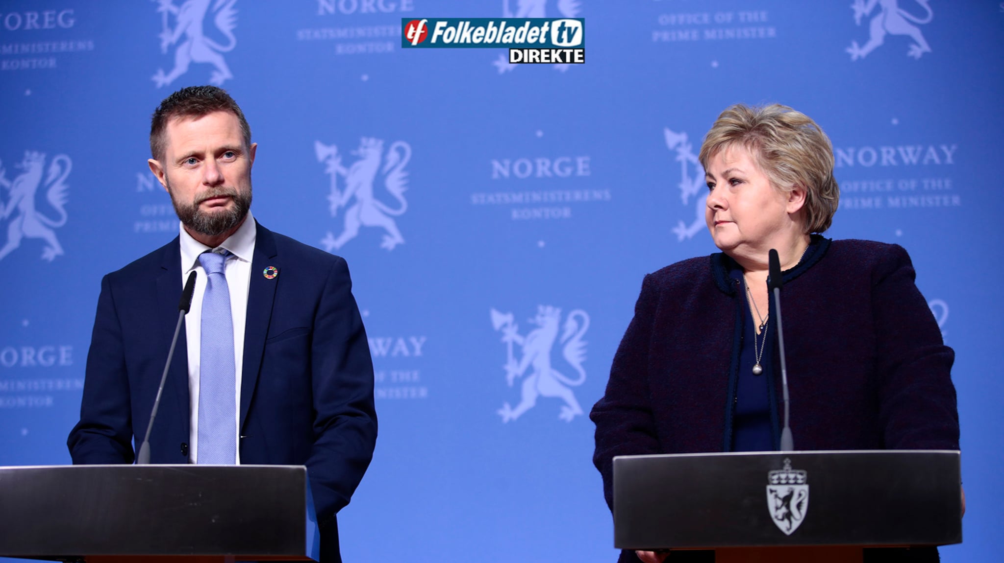 Opptak: Folkets spørretime med Erna