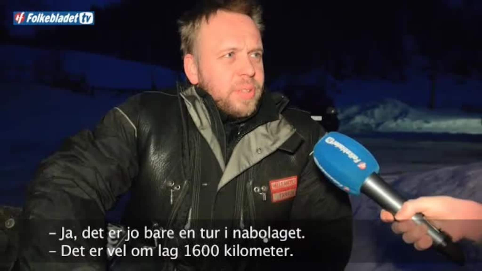 Lang vintertur på MC