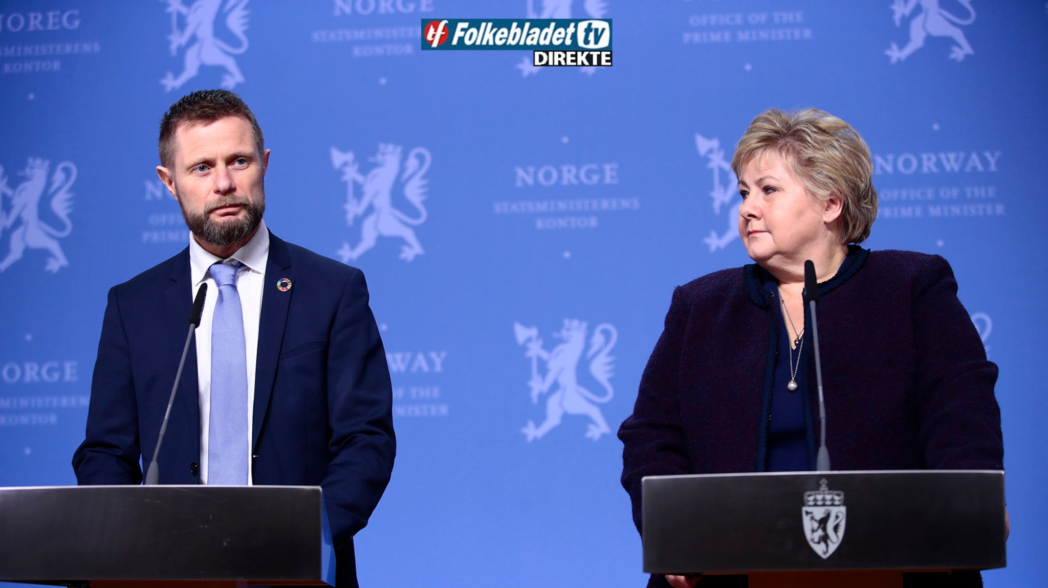 Opptak: Siste nytt om koronasituasjonen