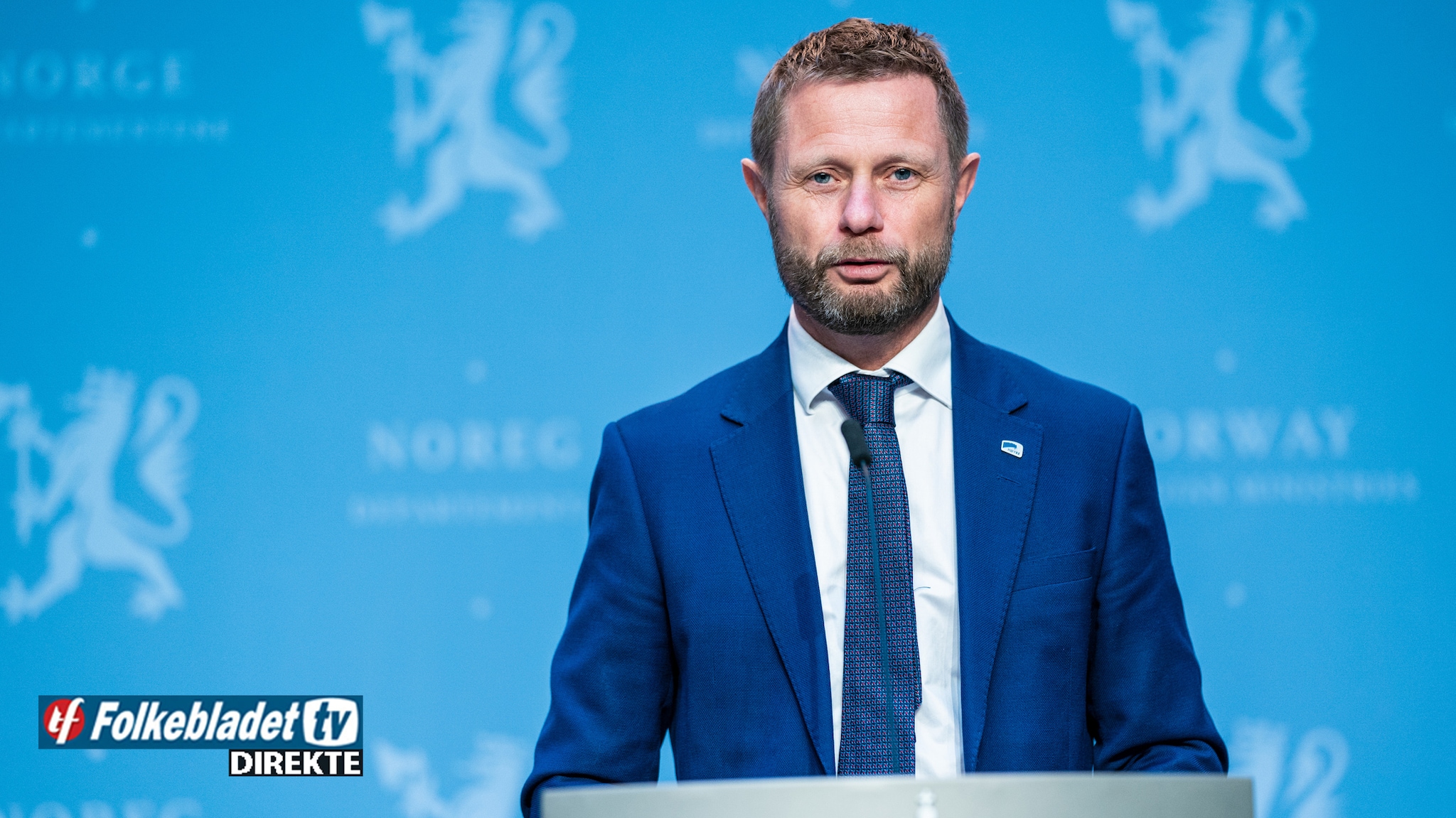 Opptak: Siste nytt om koronavaksineringa