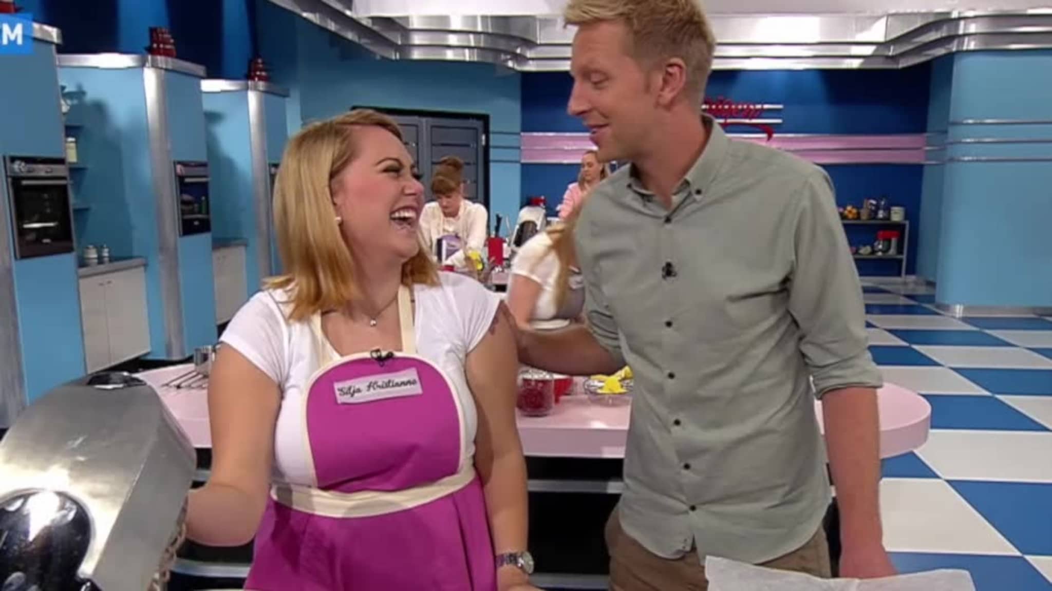 Silja med bakeglede på TV