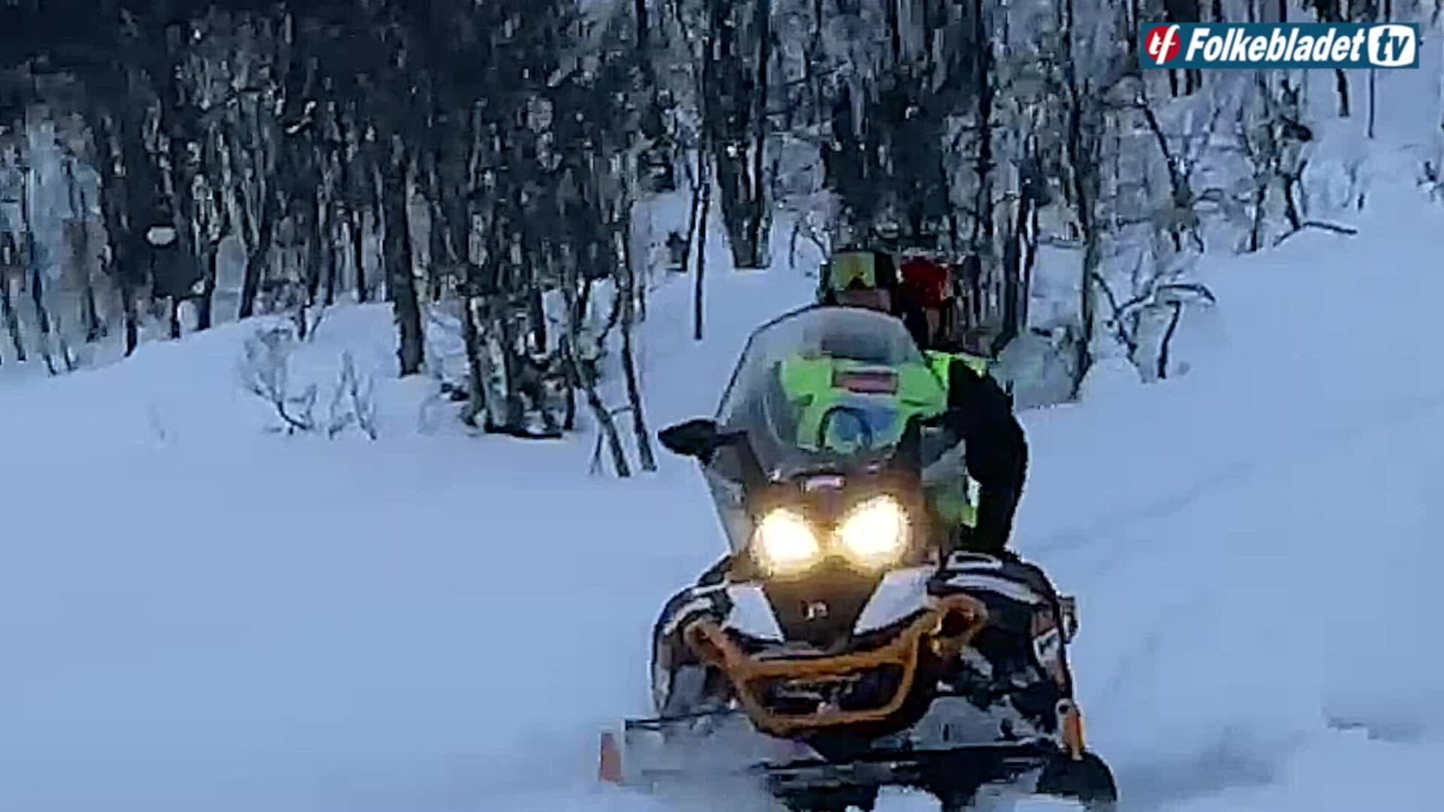 TV-teamet på Summit 2 Senja-befaring