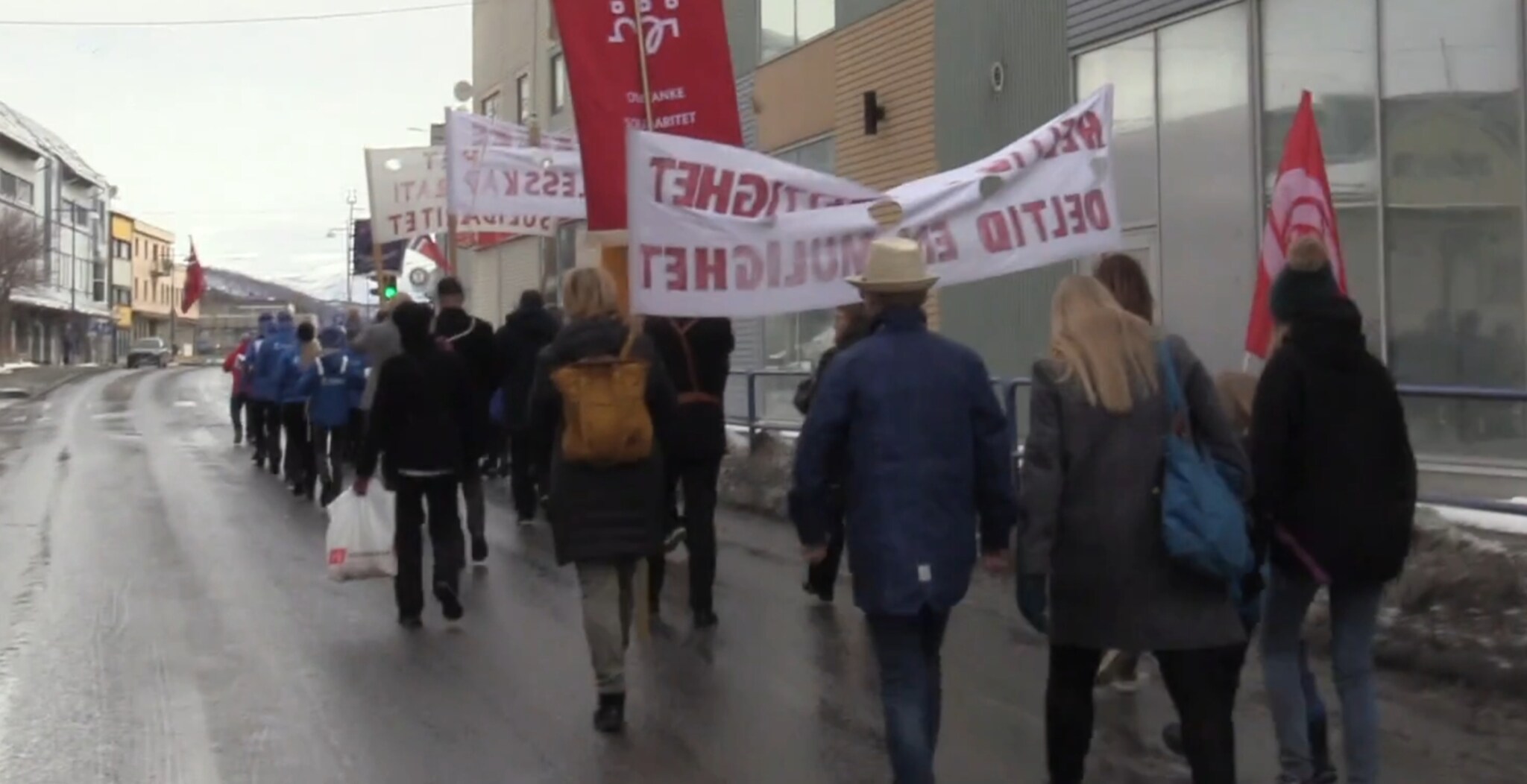 Slik ble 1. mai markert på Finnsnes