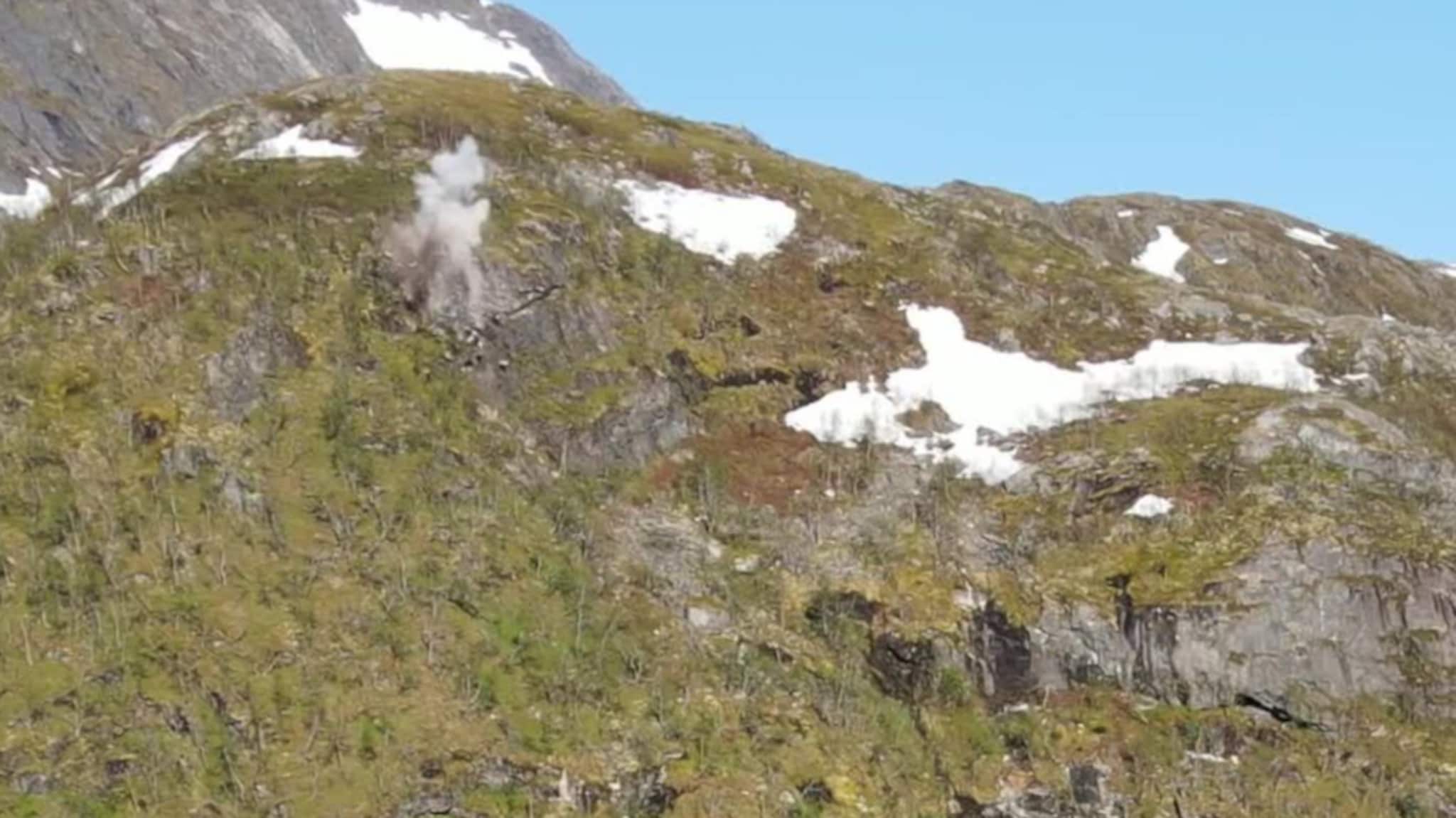 Sprengning over Svarthollatunnelen