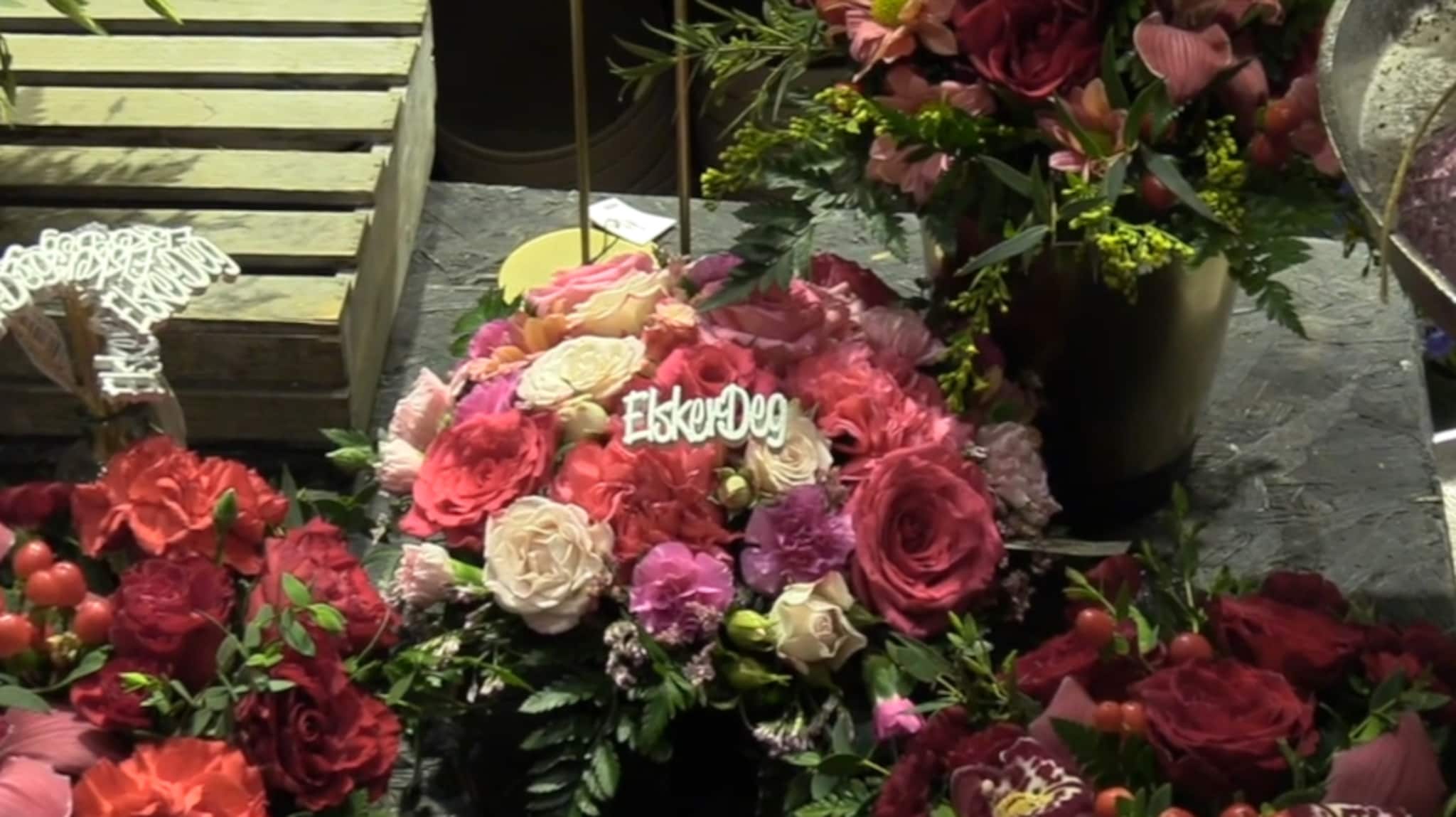 Fullt kjør på valentinsdagen: – Dette er en hektisk dag for oss