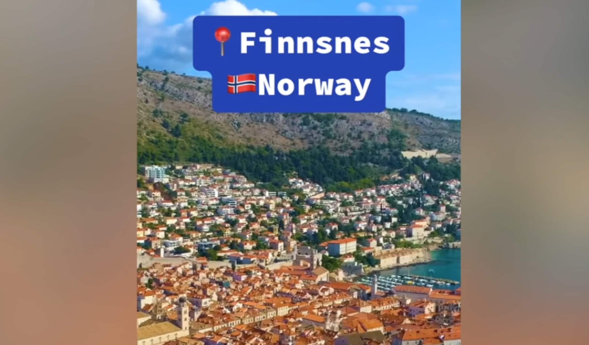 Vegard fra Finnsnes laget humoristisk Tik-Tok video om Finnsnes