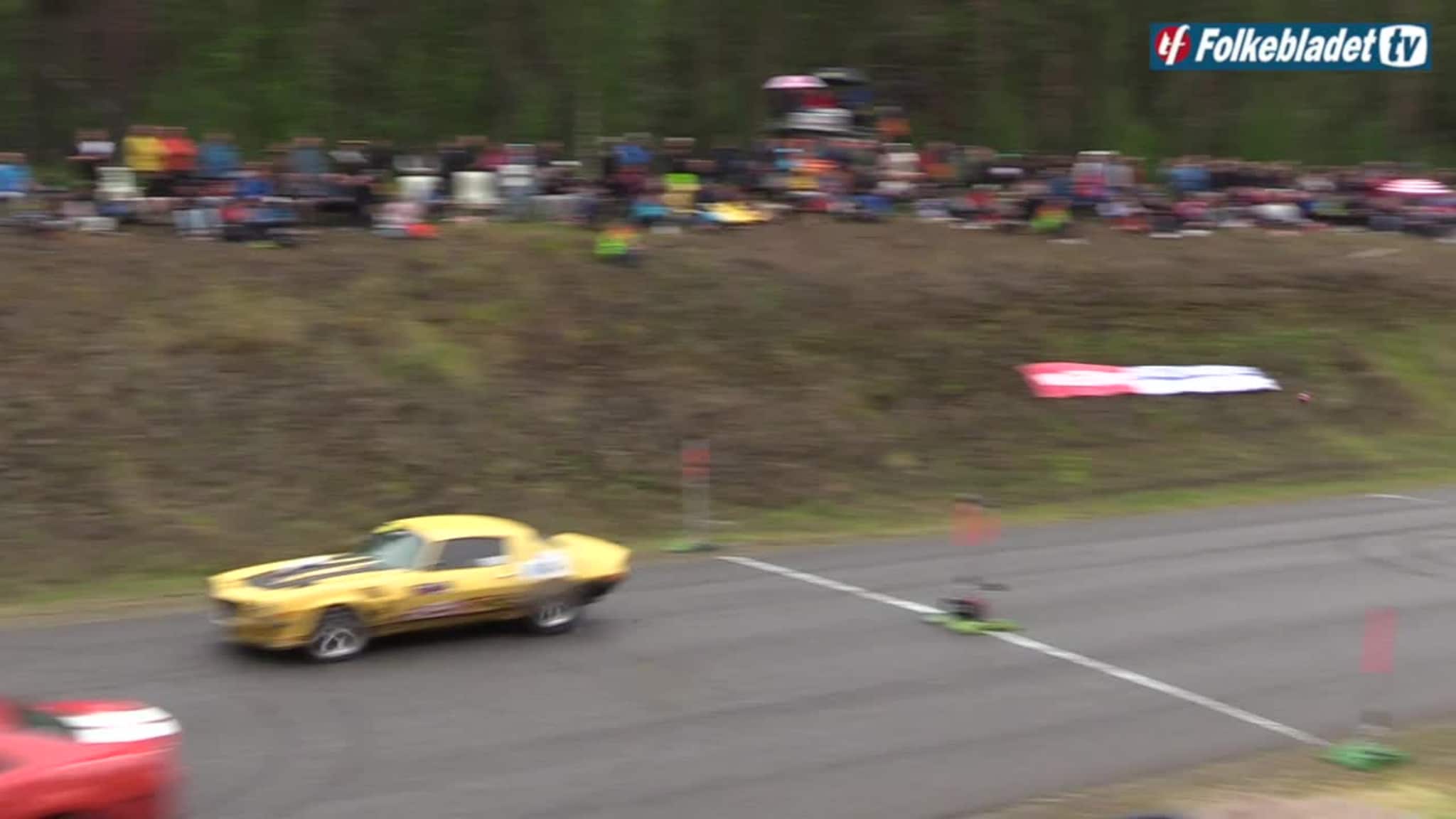 Alt fra politibil til Lamborghini kjørte om kapp