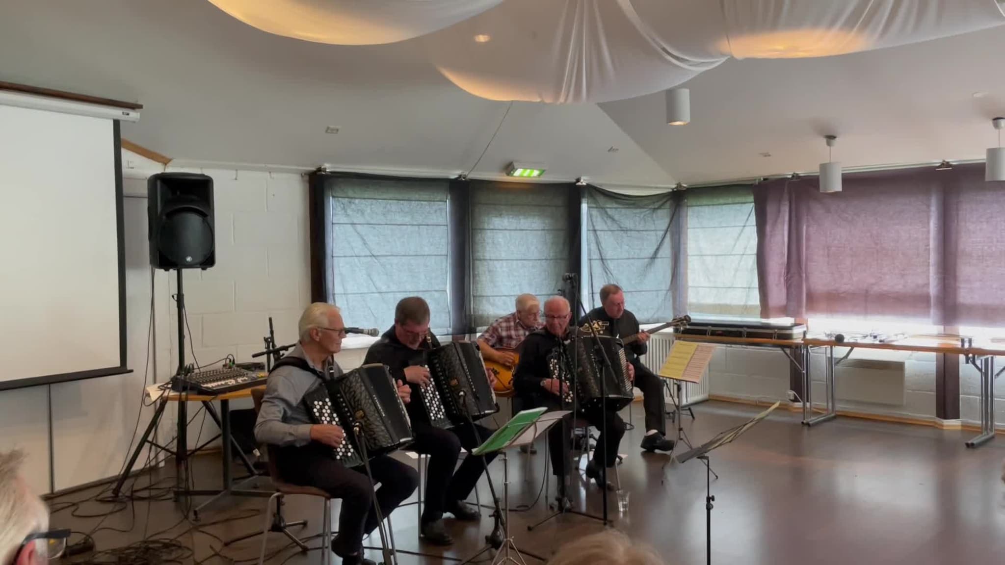 Nordkappkvintetten begeistret på trekkspillfestivalen