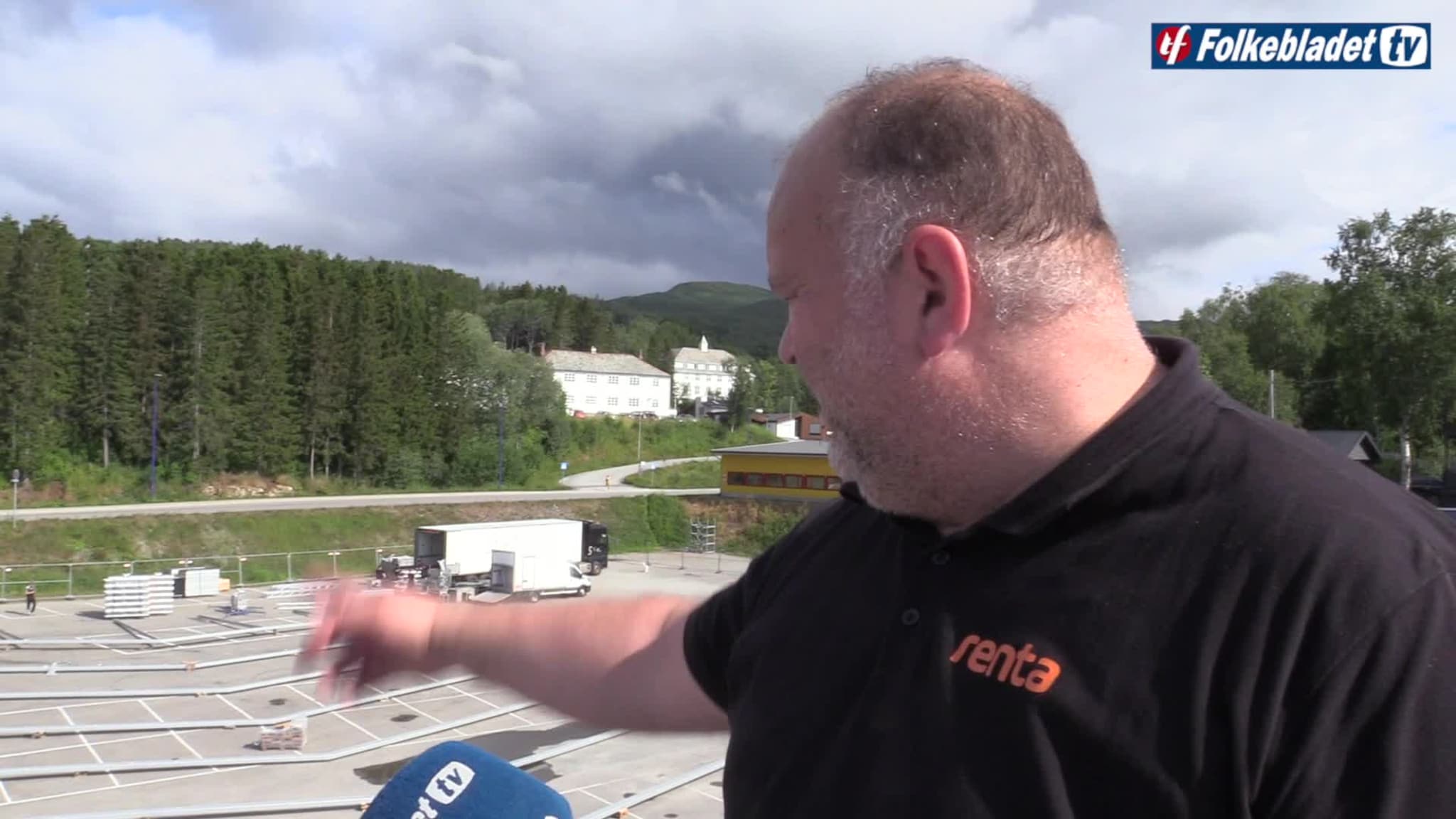 Her starter de med rigginga til årets Finnsnes i Fest