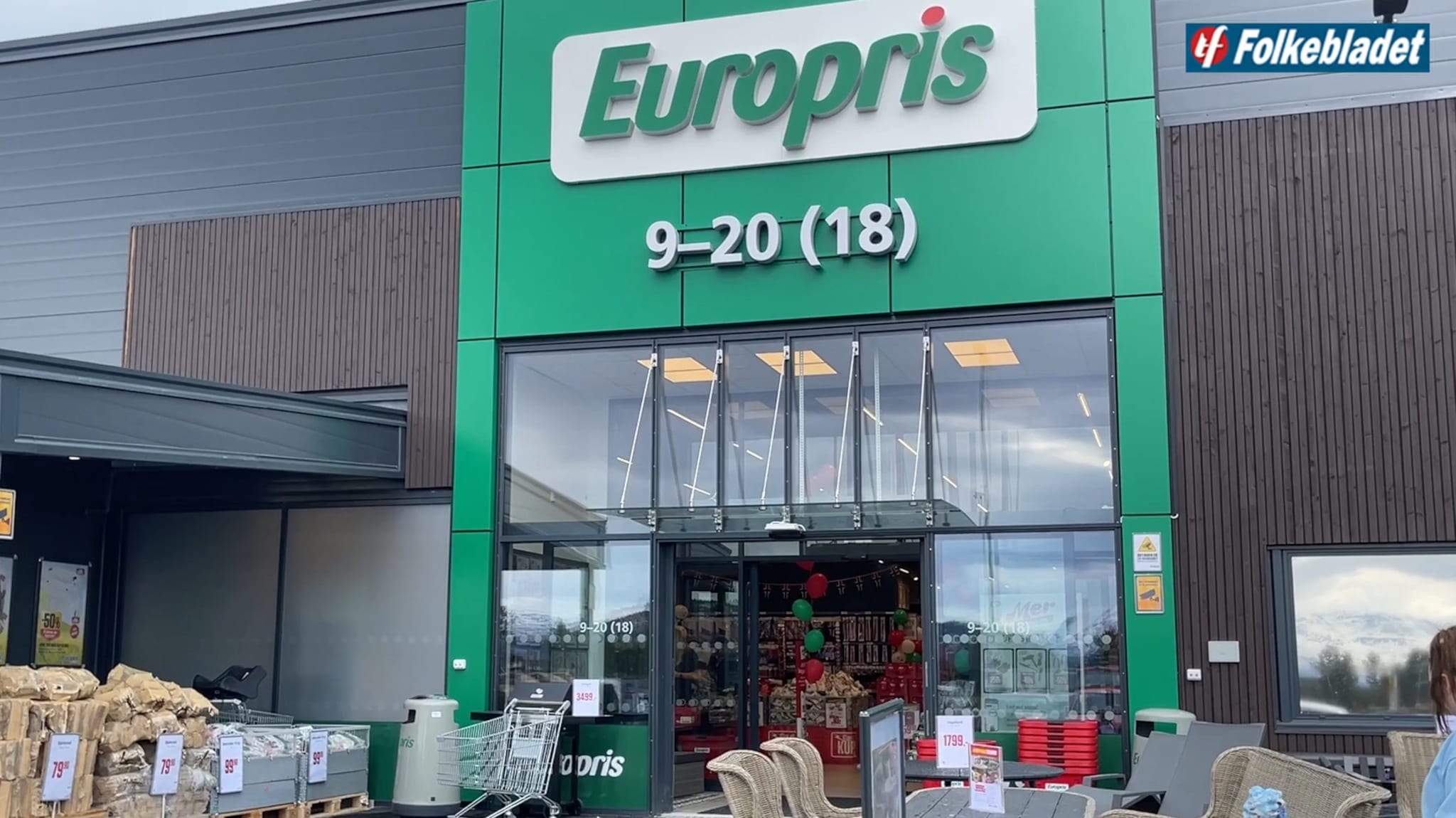 På plass i nye lokaler — i dag åpnet butikken