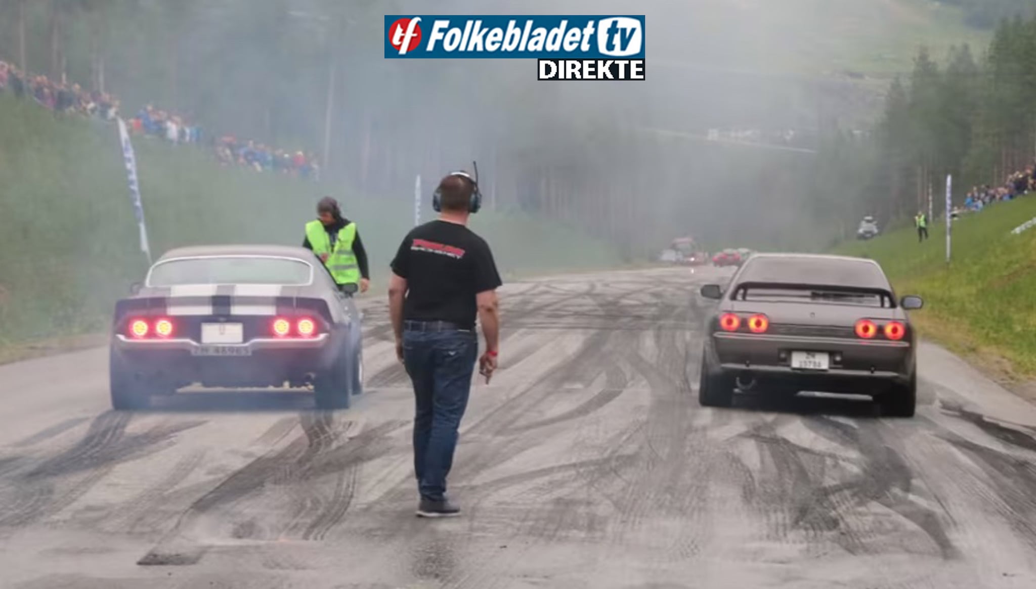 Direkte kl. 18: Dragrace fra bakkeløpet
