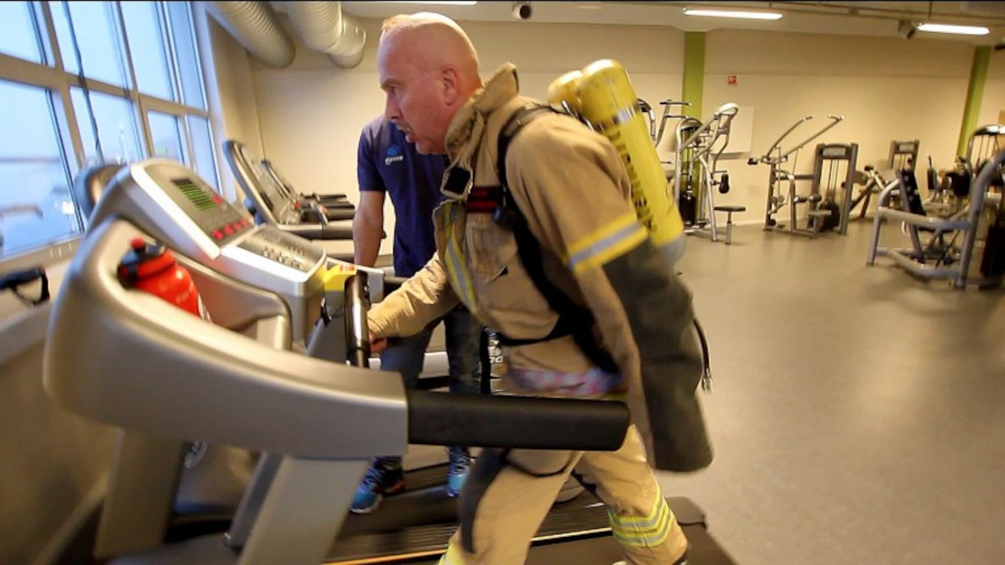 Hard test for røykdykkere