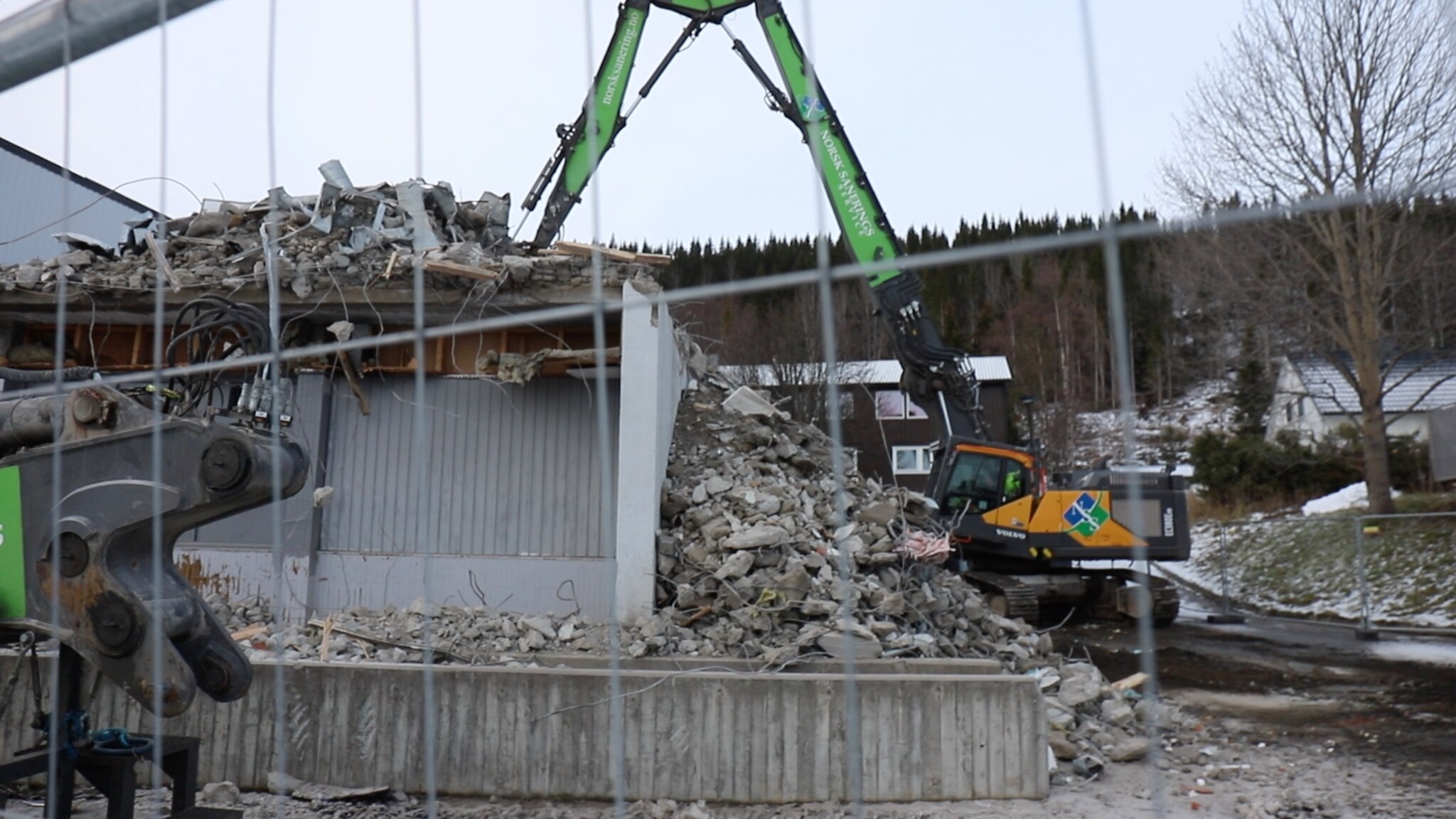 Bare minnene igjen av utestedet