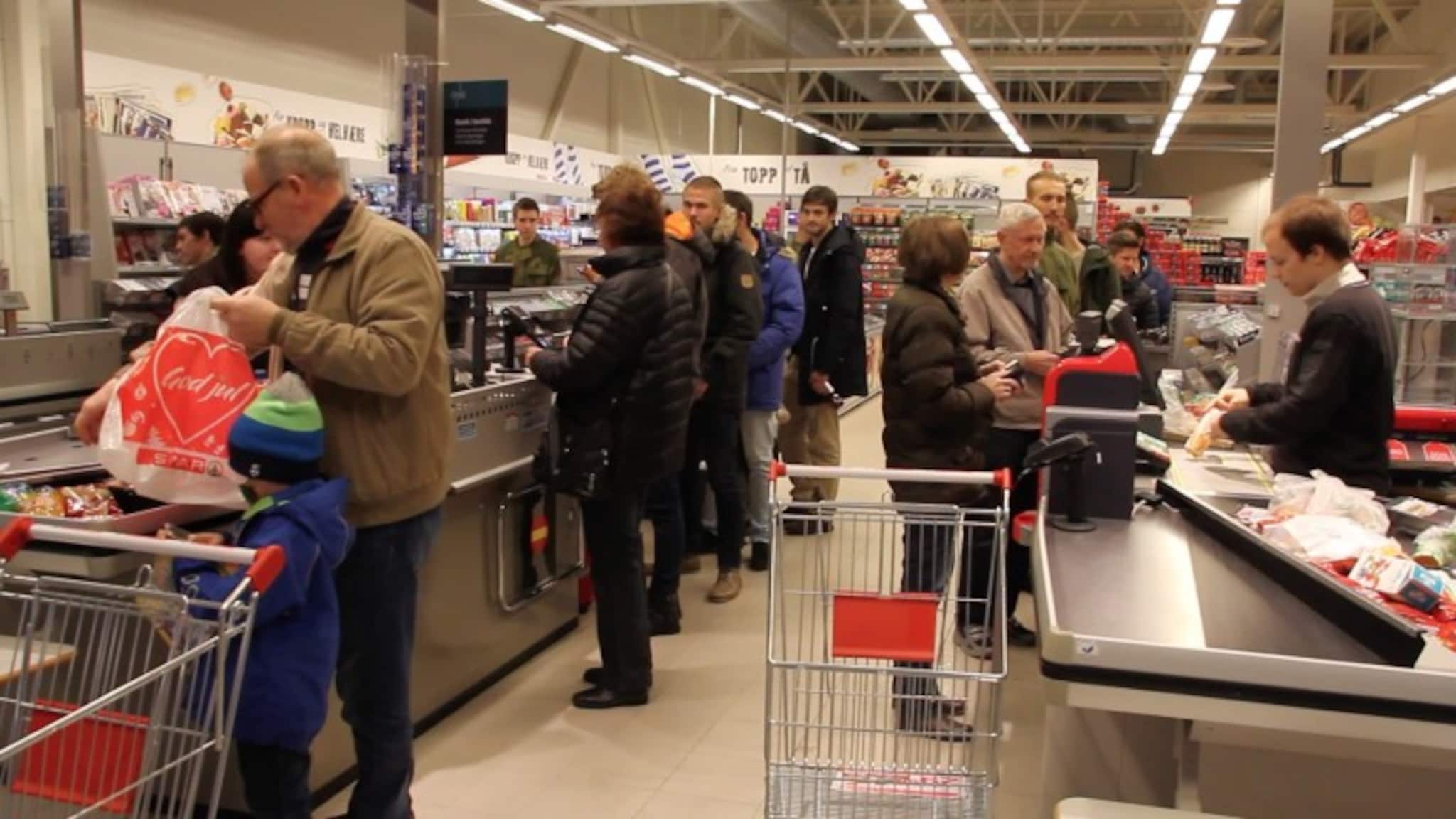 Åpnet nybutikken