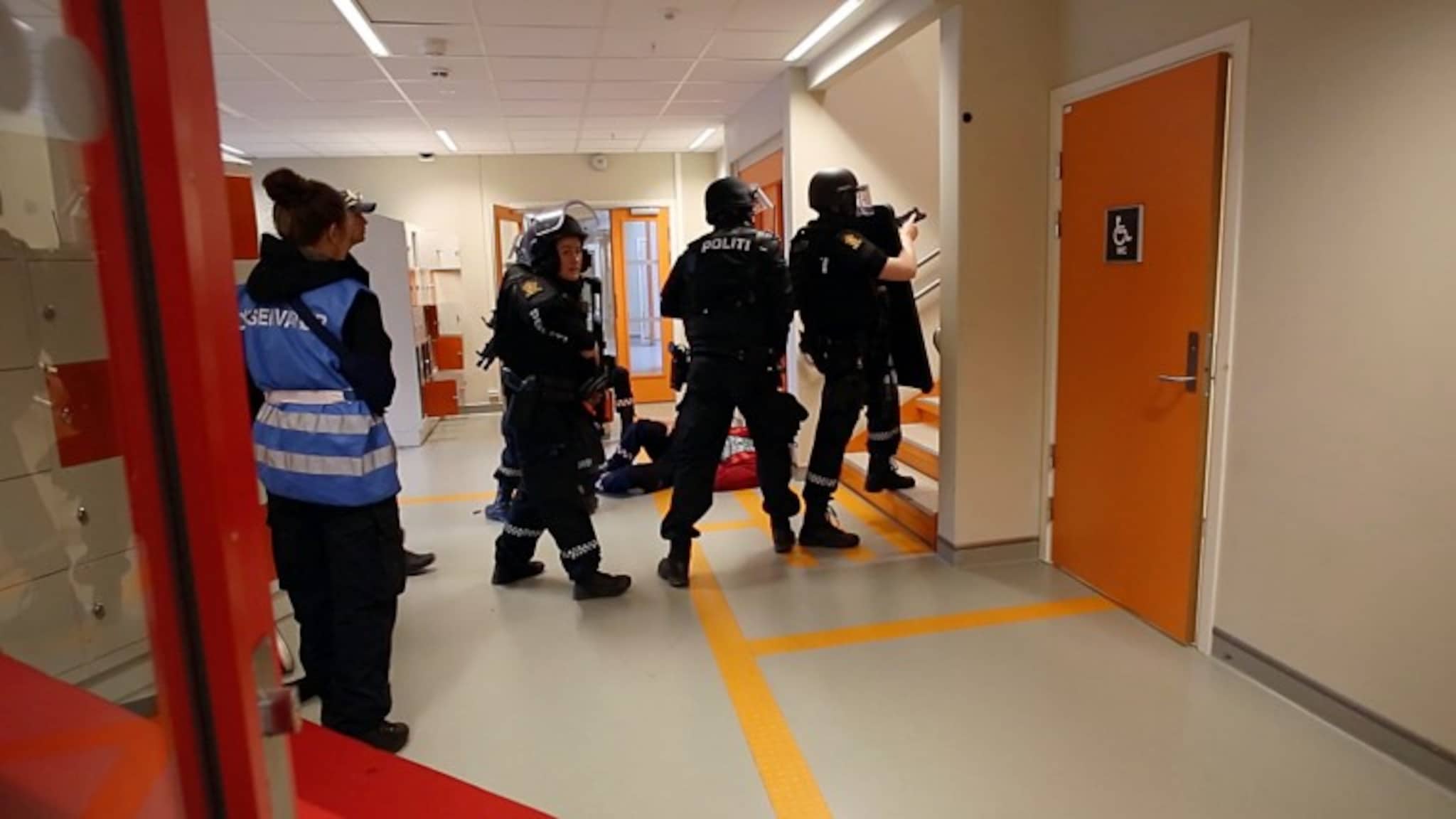 Øvet på skolemassakre